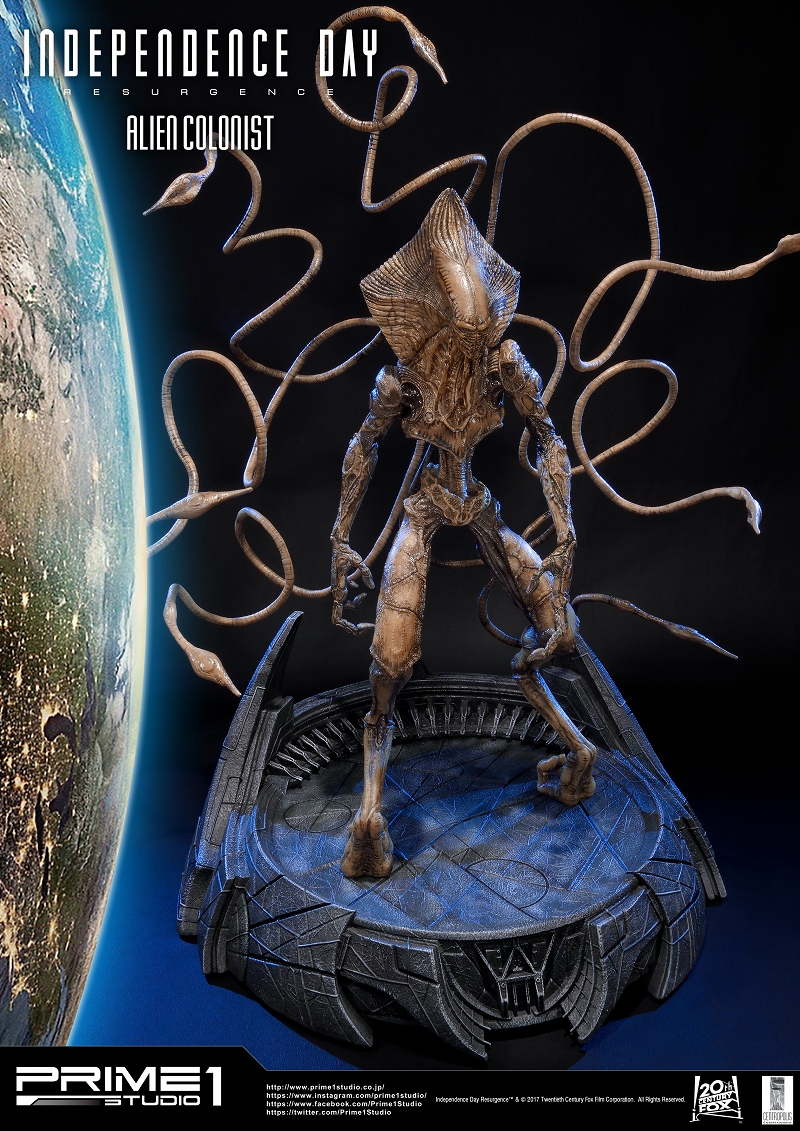Independence Day: Resurgence - Alien Colonist - Premium Masterline  (PMIDR-02) - 1/4 (Prime 1 Studio) photo 26