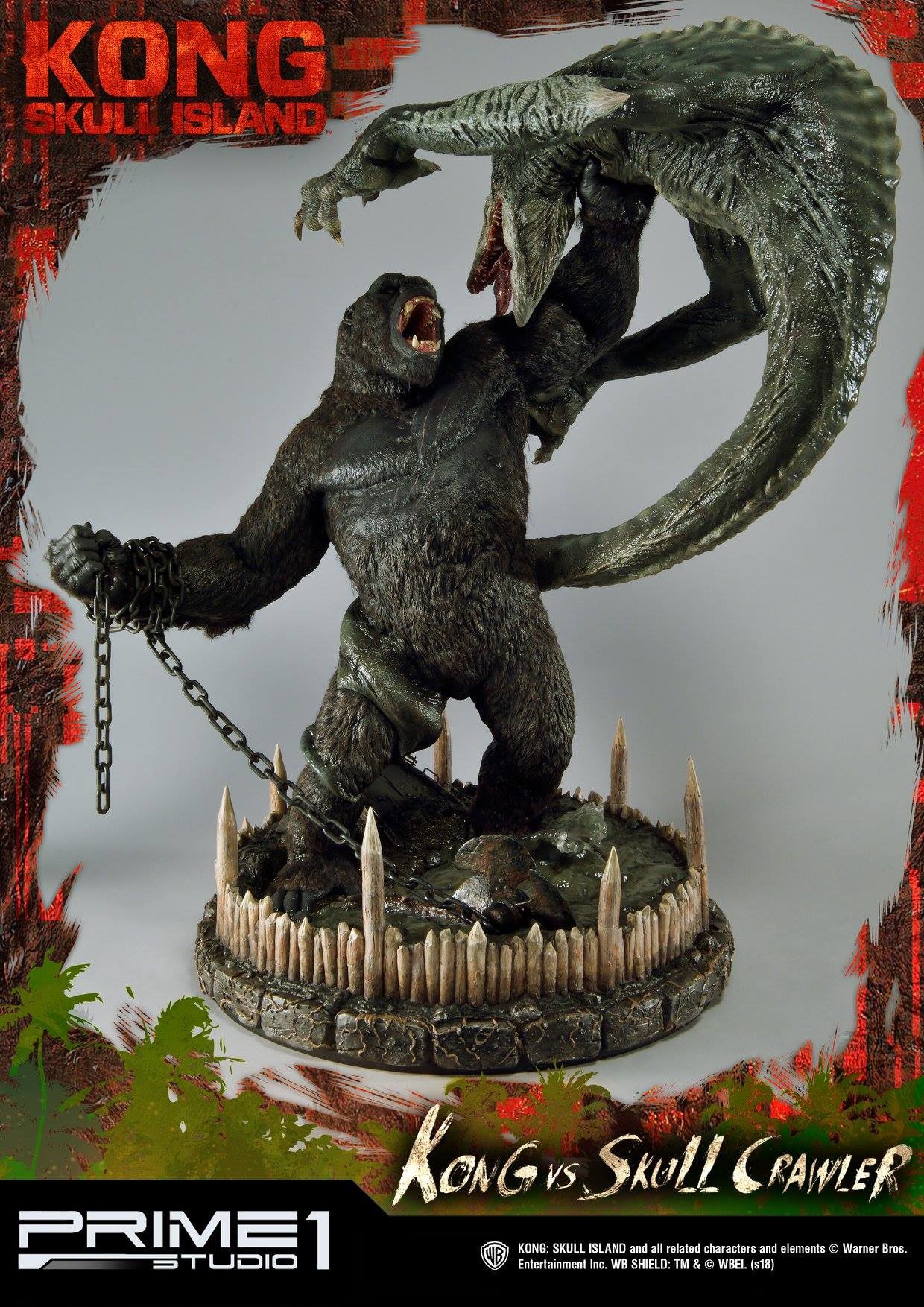 Kong: Skull Island - King Kong - Skull Crawler - Ultimate Diorama Masterline  (UDMKG-01DX) - DX Version (Prime 1 Studio) photo 3