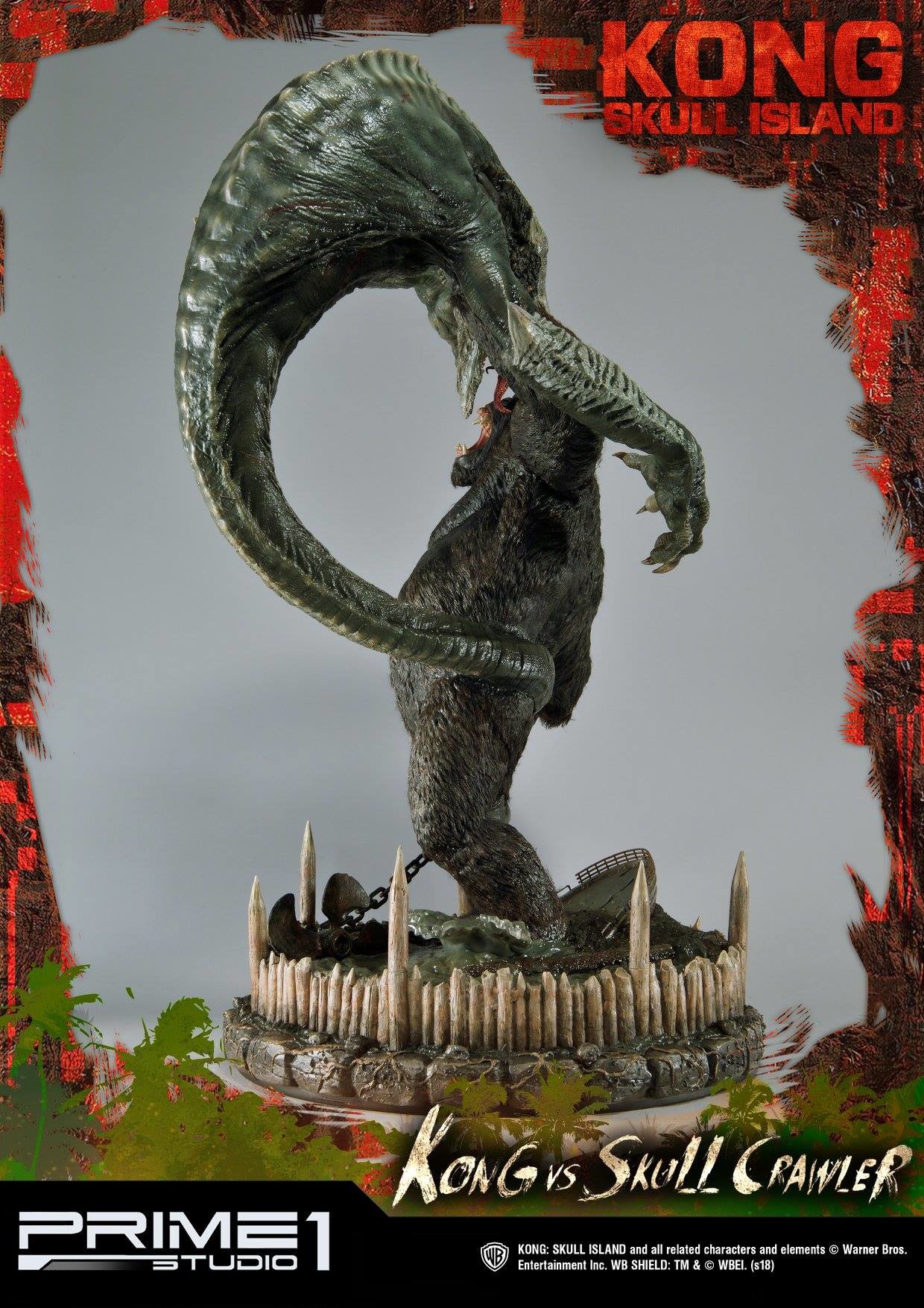 Kong: Skull Island - King Kong - Skull Crawler - Ultimate Diorama Masterline  (UDMKG-01DX) - DX Version (Prime 1 Studio) photo 5
