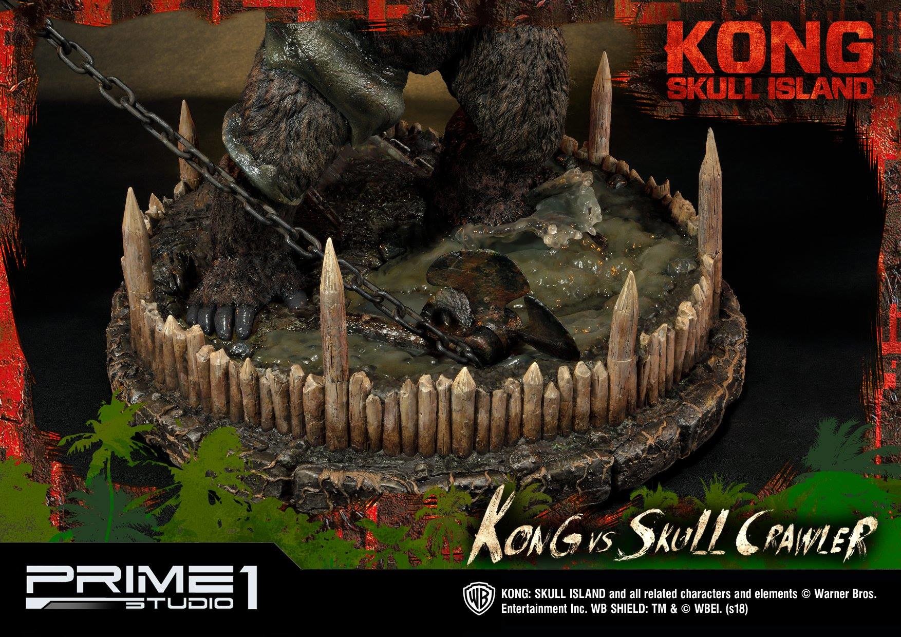 Kong: Skull Island - King Kong - Skull Crawler - Ultimate Diorama Masterline  (UDMKG-01DX) - DX Version (Prime 1 Studio) photo 7