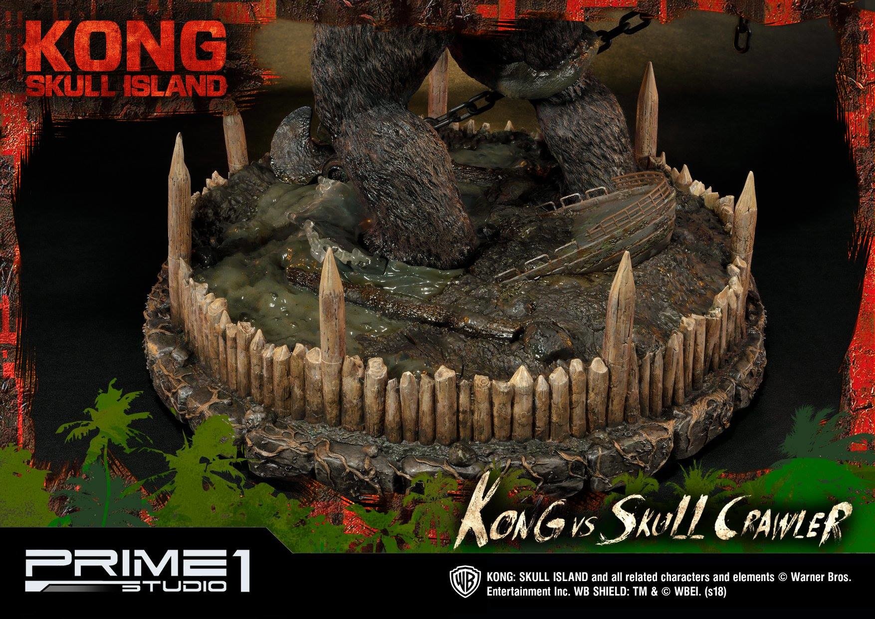 Kong: Skull Island - King Kong - Skull Crawler - Ultimate Diorama Masterline  (UDMKG-01DX) - DX Version (Prime 1 Studio) photo 8