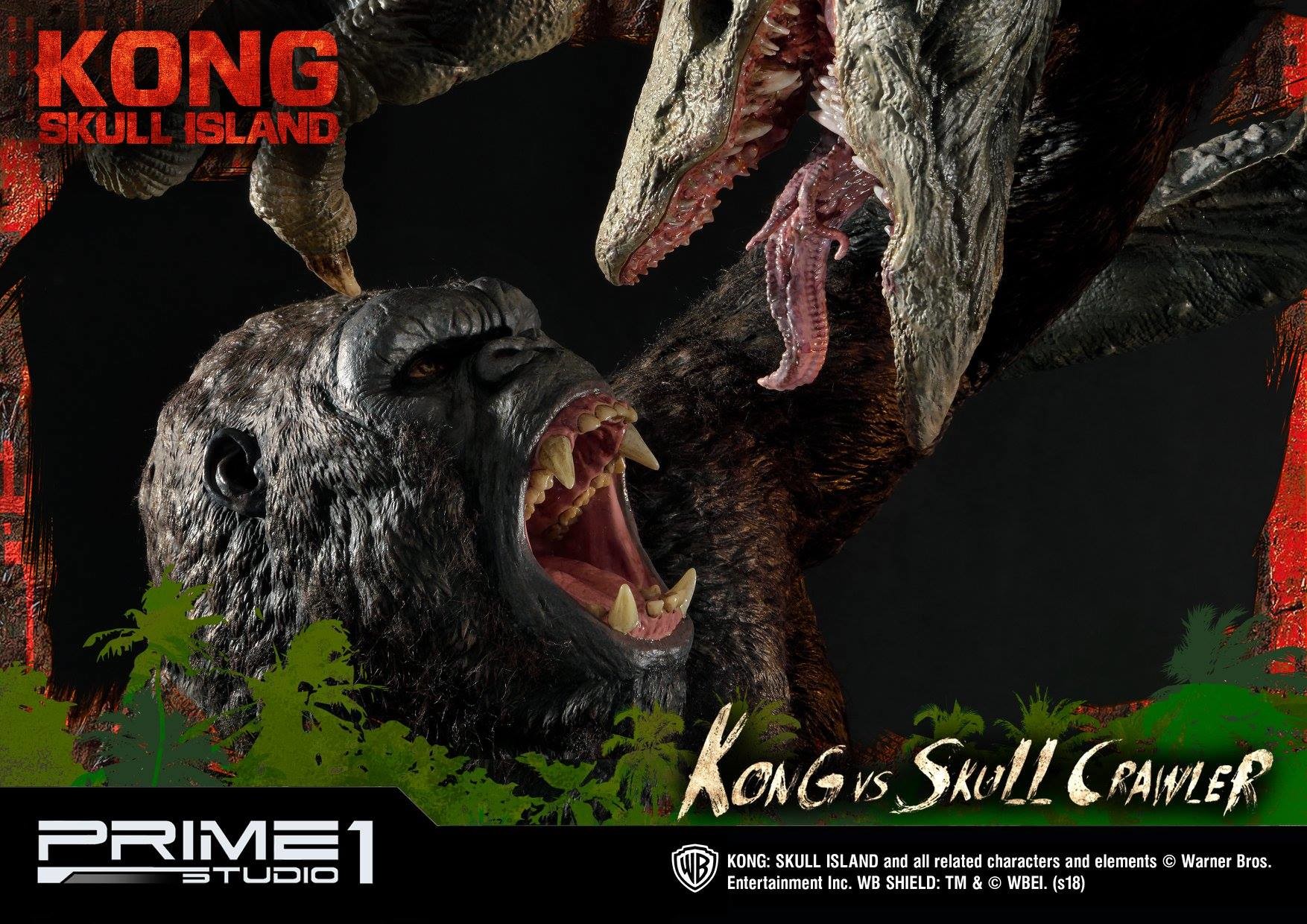 Kong: Skull Island - King Kong - Skull Crawler - Ultimate Diorama Masterline  (UDMKG-01DX) - DX Version (Prime 1 Studio) photo 9
