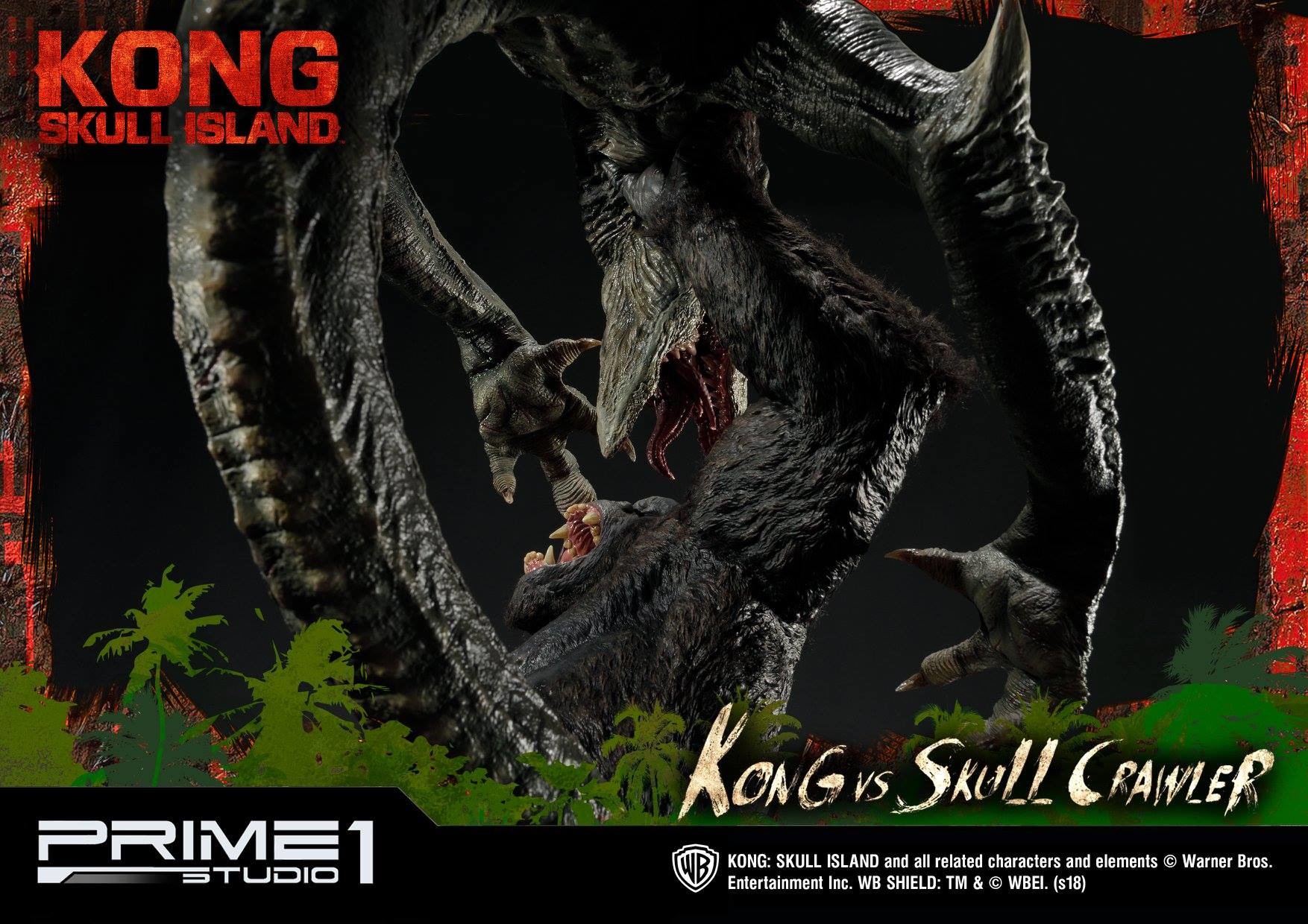 Kong: Skull Island - King Kong - Skull Crawler - Ultimate Diorama Masterline  (UDMKG-01DX) - DX Version (Prime 1 Studio) photo 11