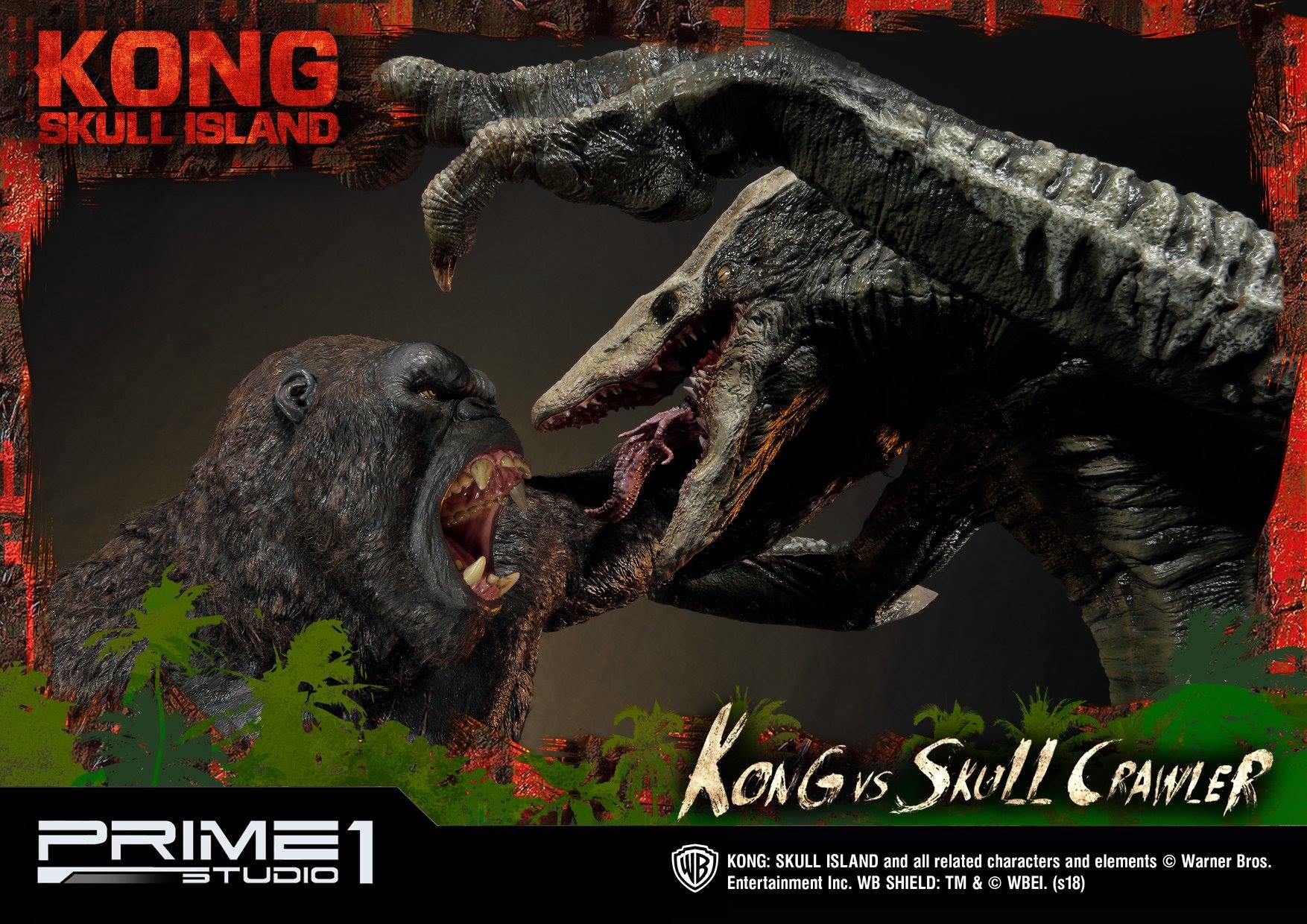 Kong: Skull Island - King Kong - Skull Crawler - Ultimate Diorama Masterline  (UDMKG-01DX) - DX Version (Prime 1 Studio) photo 15