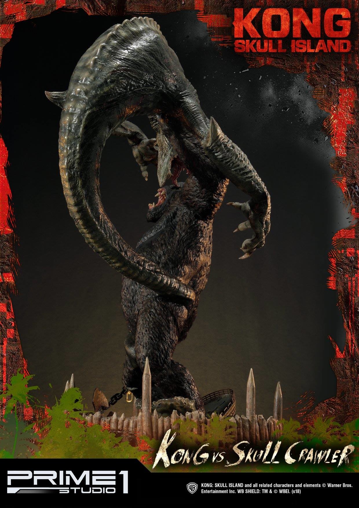 Kong: Skull Island - King Kong - Skull Crawler - Ultimate Diorama Masterline  (UDMKG-01DX) - DX Version (Prime 1 Studio) photo 28