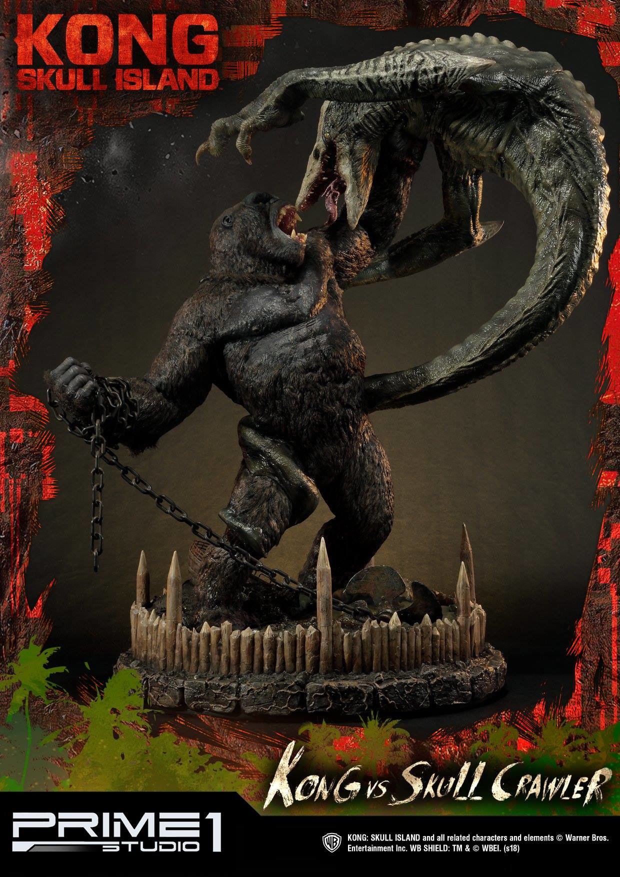Kong: Skull Island - King Kong - Skull Crawler - Ultimate Diorama Masterline  (UDMKG-01DX) - DX Version (Prime 1 Studio) photo 34