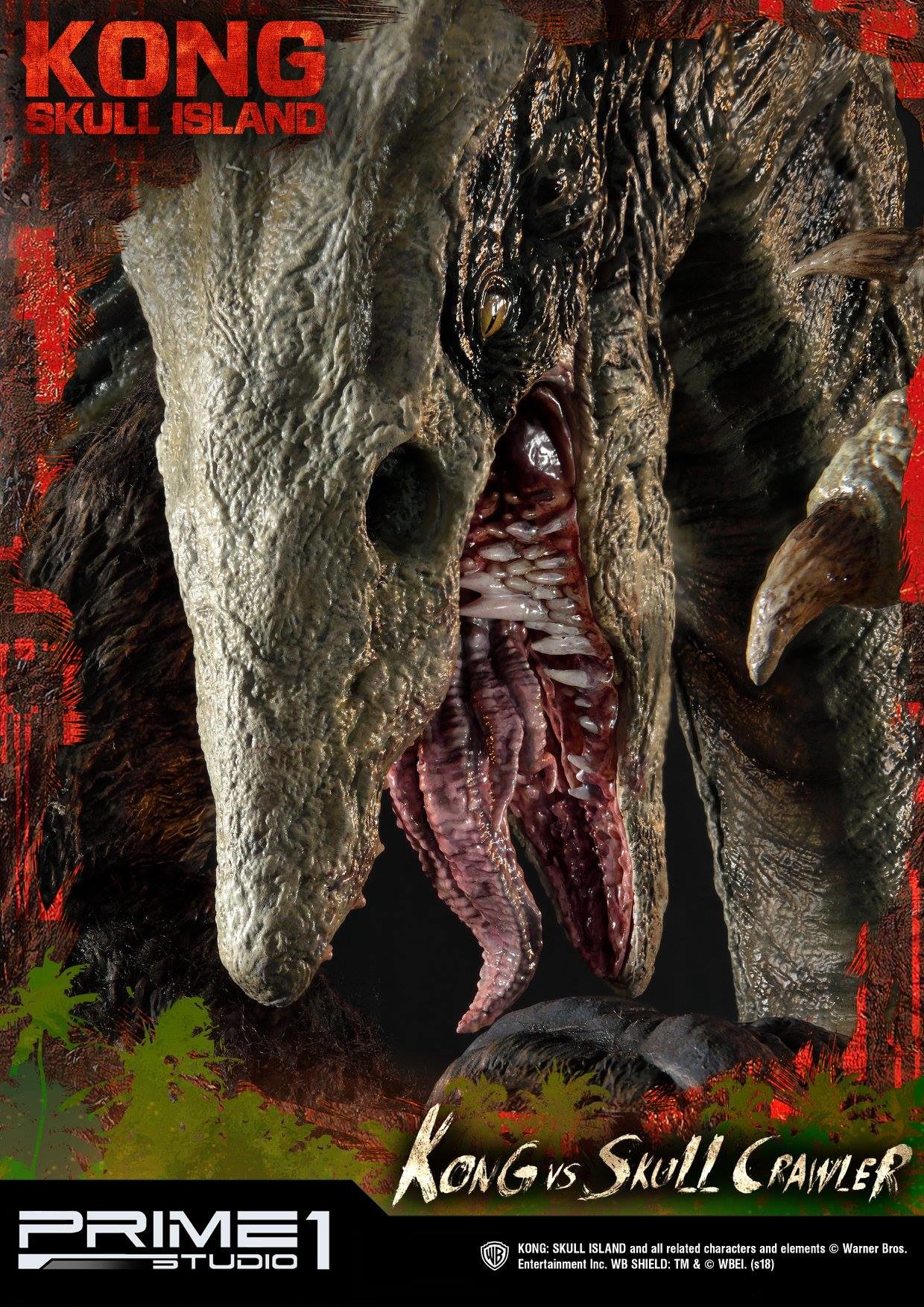 Kong: Skull Island - King Kong - Skull Crawler - Ultimate Diorama Masterline  (UDMKG-01DX) - DX Version (Prime 1 Studio) photo 48