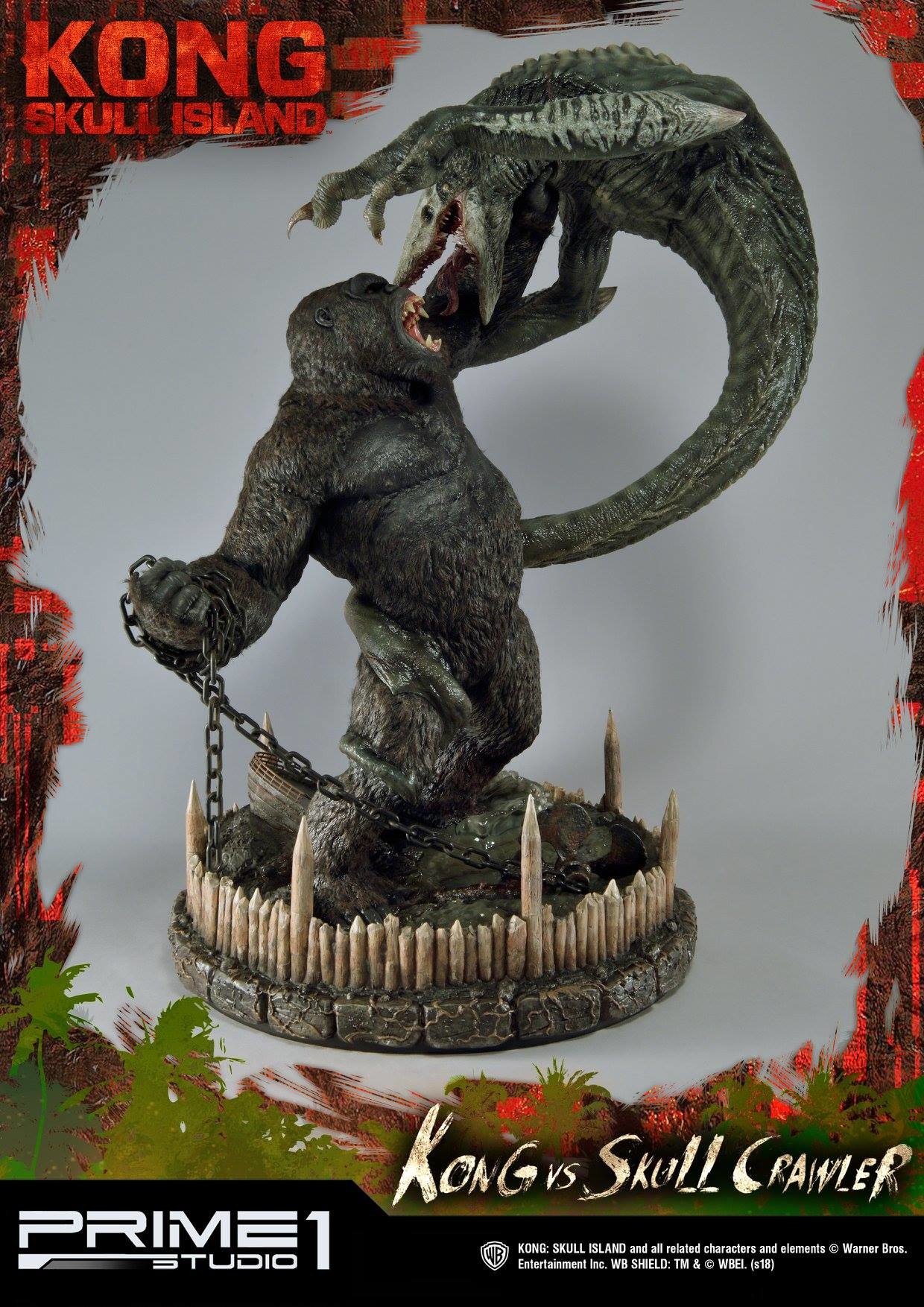 Kong: Skull Island - King Kong - Skull Crawler - Ultimate Diorama Masterline  (UDMKG-01DX) - DX Version (Prime 1 Studio) photo 50
