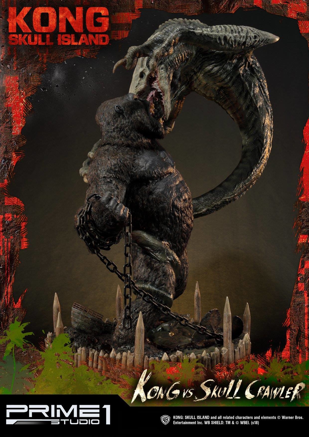 Kong: Skull Island - King Kong - Skull Crawler - Ultimate Diorama Masterline  (UDMKG-01DX) - DX Version (Prime 1 Studio) photo 51
