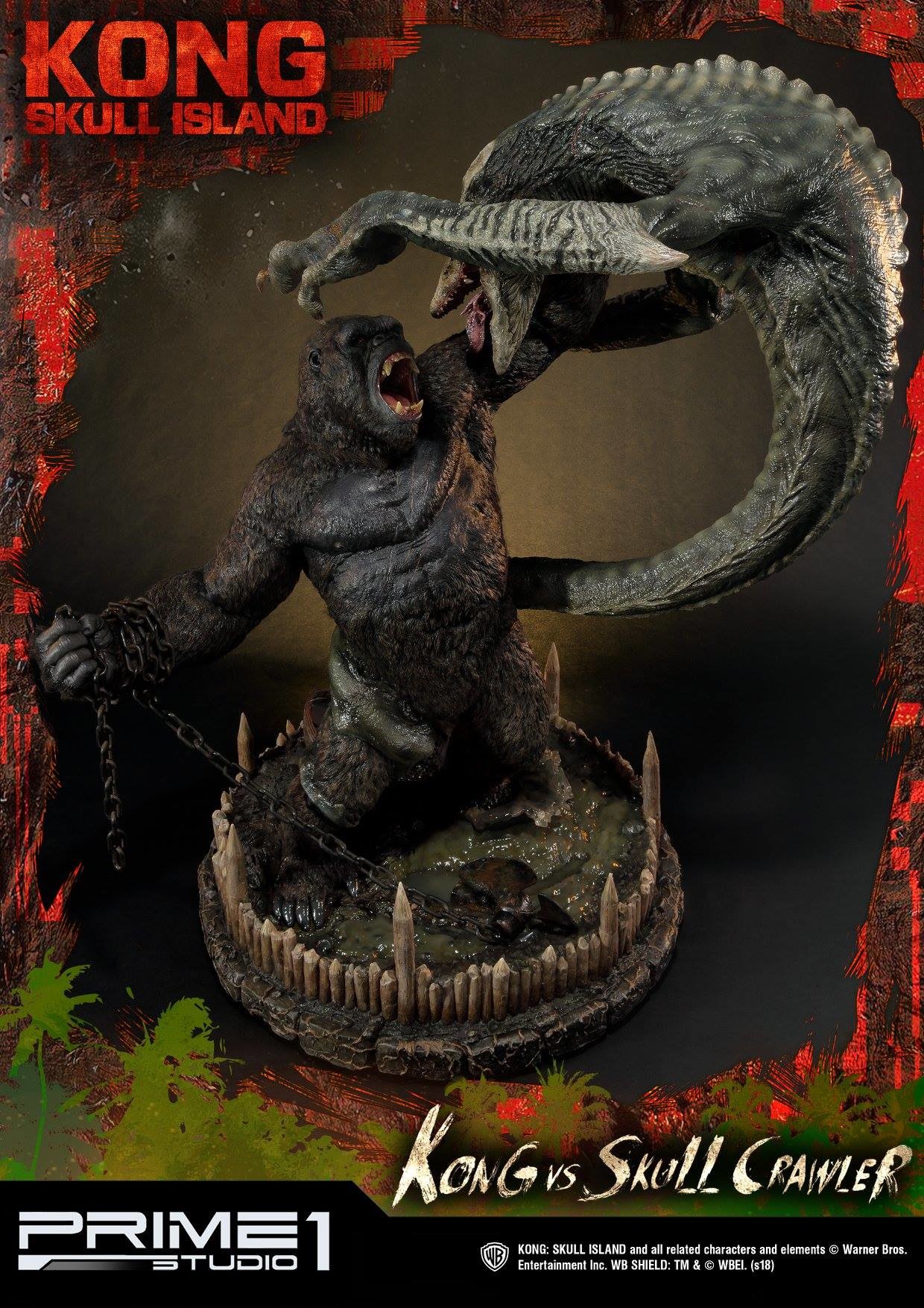 Kong: Skull Island - King Kong - Skull Crawler - Ultimate Diorama Masterline  (UDMKG-01DX) - DX Version (Prime 1 Studio) photo 61