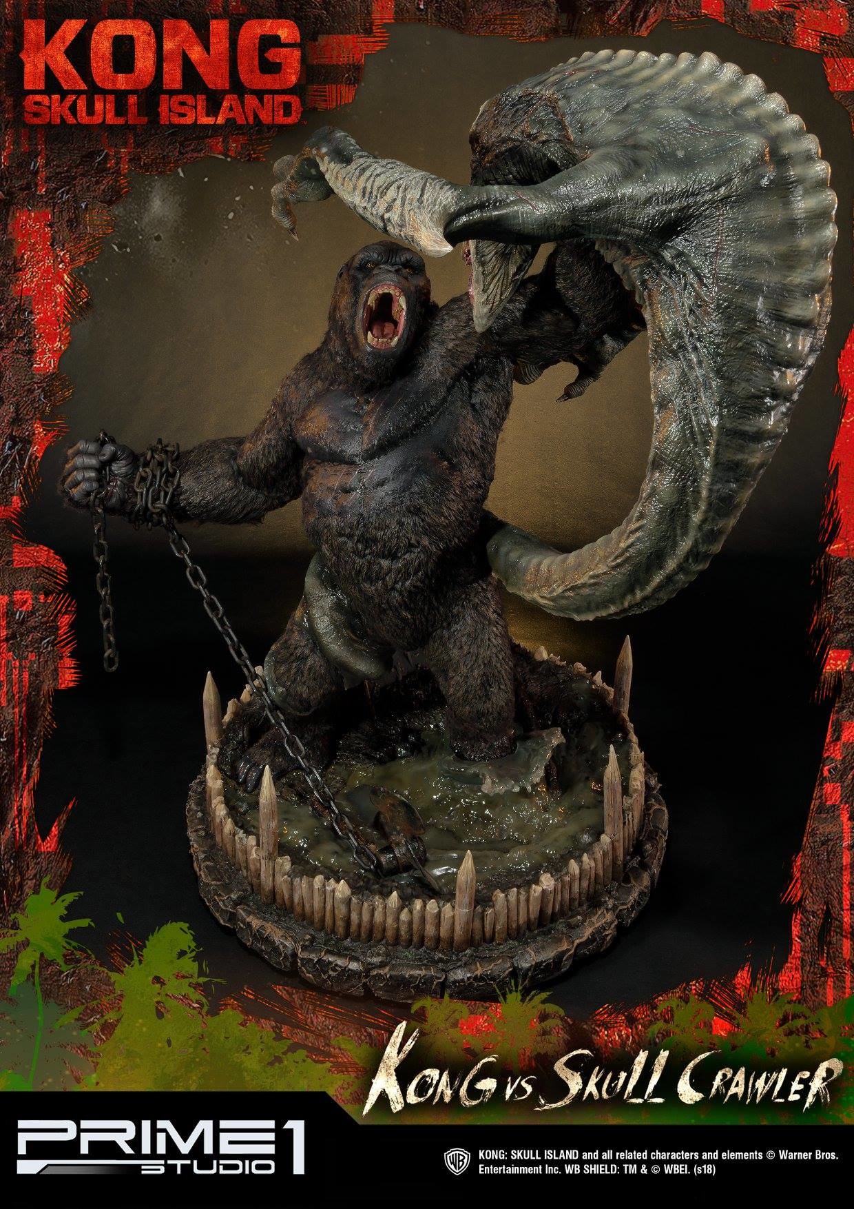 Kong: Skull Island - King Kong - Skull Crawler - Ultimate Diorama Masterline  (UDMKG-01DX) - DX Version (Prime 1 Studio) photo 63