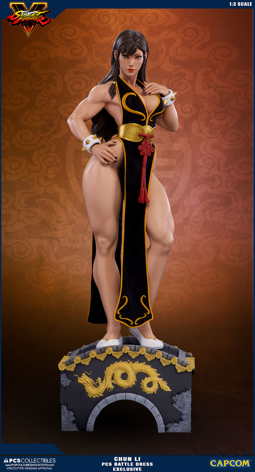 Street Fighter V - Chun-Li - Mixed Media - 1/3 - PCS Exclusive, Battle Dress (Premium Collectibles Studio) photo 2