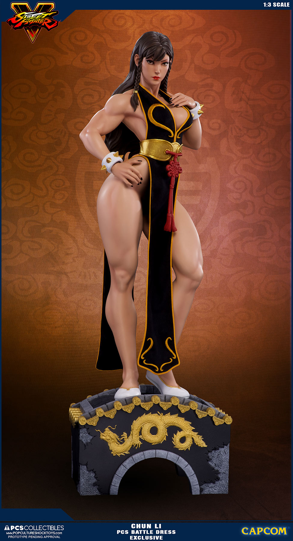 Street Fighter V - Chun-Li - Mixed Media - 1/3 - PCS Exclusive, Battle Dress (Premium Collectibles Studio) photo 3
