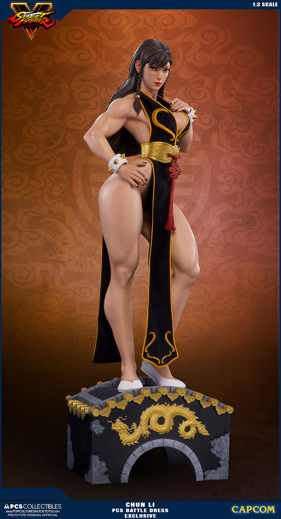 Street Fighter V - Chun-Li - Mixed Media - 1/3 - PCS Exclusive, Battle Dress (Premium Collectibles Studio) photo 4