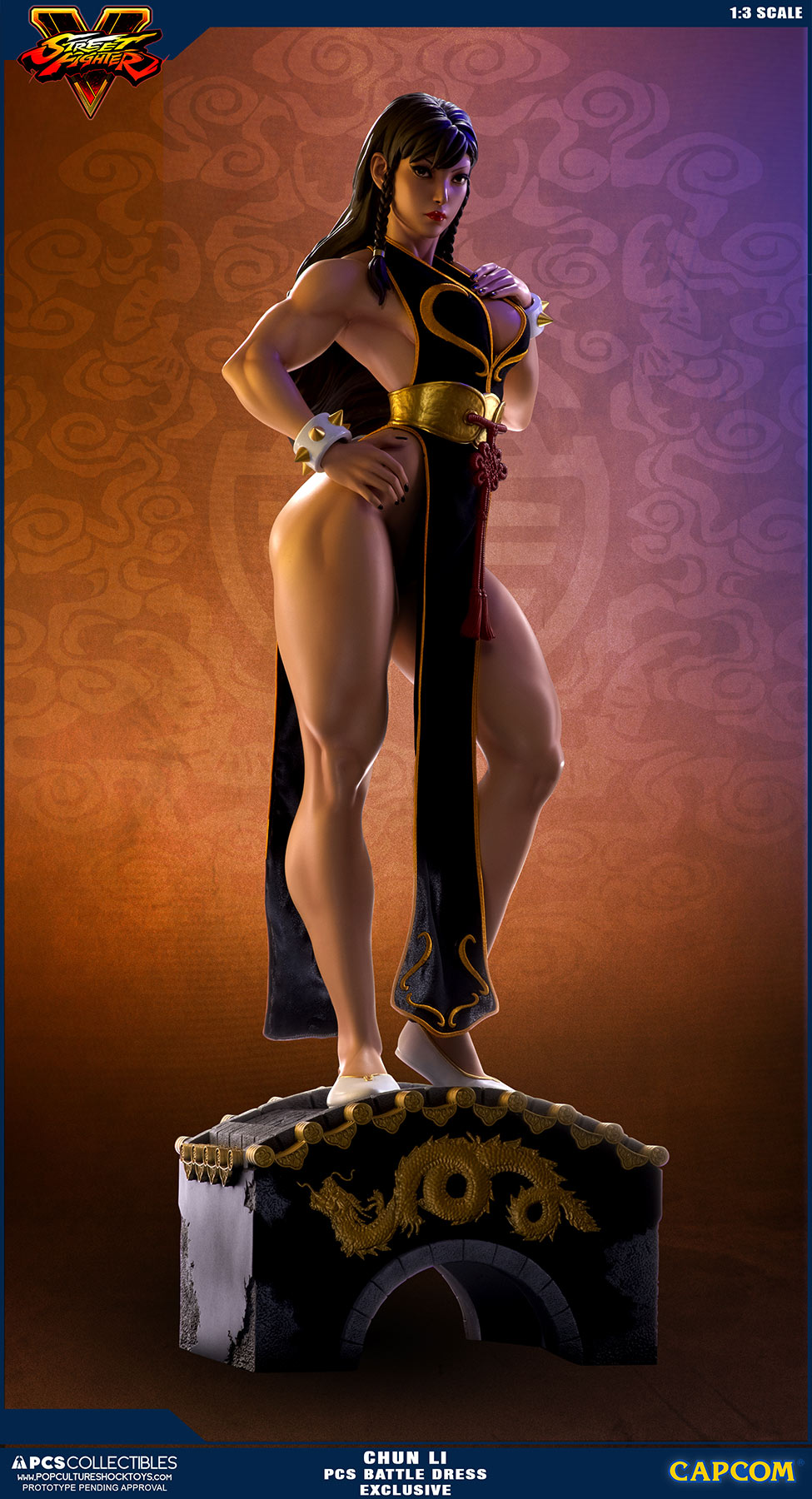 Street Fighter V - Chun-Li - Mixed Media - 1/3 - PCS Exclusive, Battle Dress (Premium Collectibles Studio) photo 14