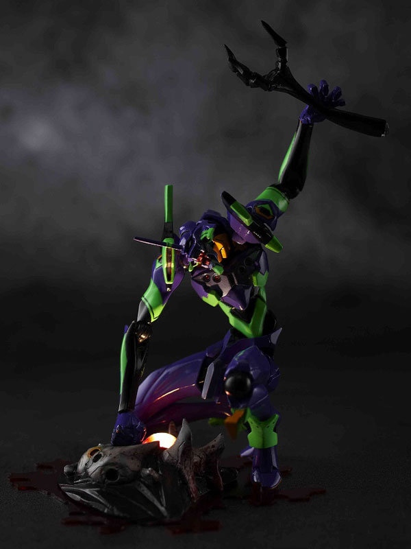 Evangelion Shin Gekijouban - EVA-01 - Sachiel - Evangelion Evolution  (EV-001) - Legacy of Revoltech  (LR-048) - Revoltech  (No.100) (Kaiyodo) photo 4