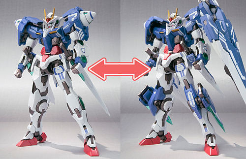 Kidou Senshi Gundam 00 - Kidou Senshi Gundam 00V - GN-0000 00 Gundam - GN-0000/7S 00 Gundam Seven Sword - Metal Build - 1/100 (Bandai) photo 2