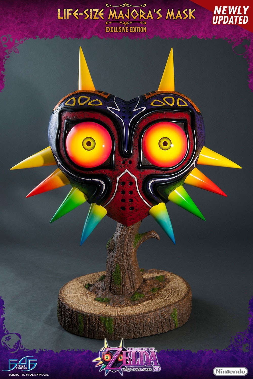 Zelda no Densetsu: Majora no Kamen - Replica - Zelda Props - Life-Size Majora's Mask - 1/1 - Exclusive Edition (First 4 Figures) photo 2