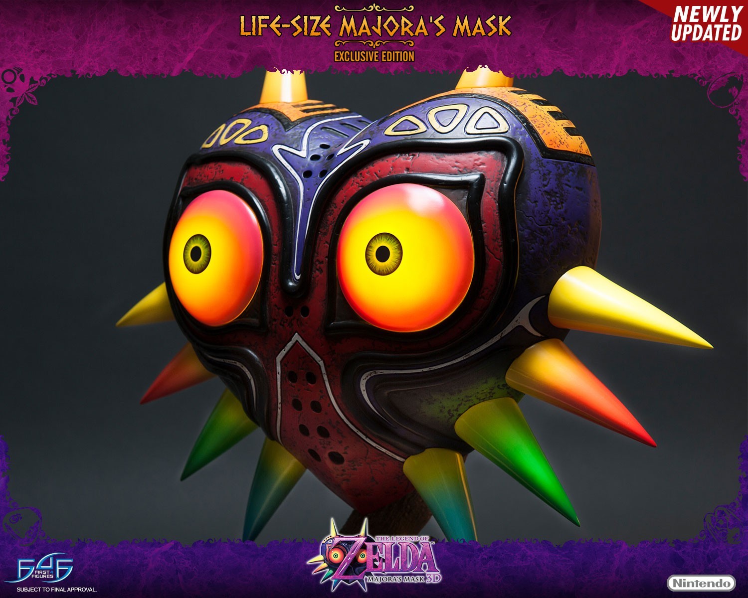 Zelda no Densetsu: Majora no Kamen - Replica - Zelda Props - Life-Size Majora's Mask - 1/1 - Exclusive Edition (First 4 Figures) photo 85