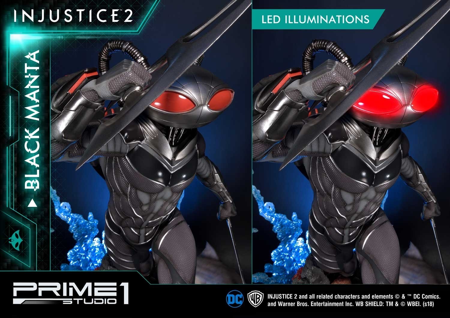 Injustice 2 - Black Manta - Premium Masterline  (PMDCIJ-02) - 1/4 (Prime 1 Studio) photo 19