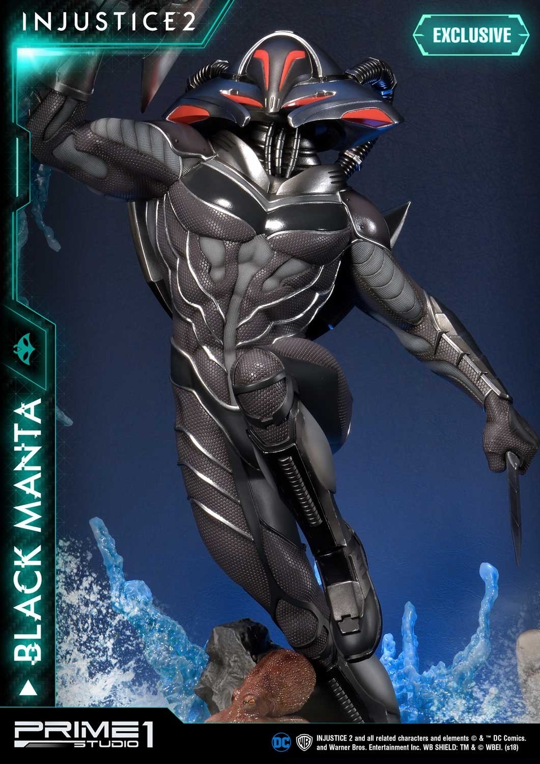 Injustice 2 - Black Manta - Premium Masterline  (PMDCIJ-02) - 1/4 (Prime 1 Studio) photo 25