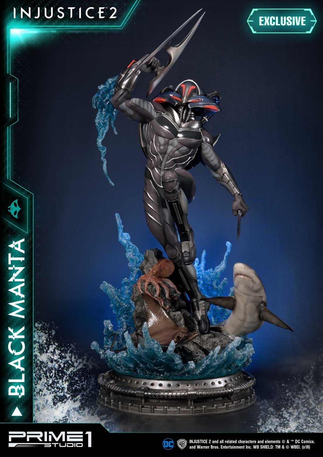 Injustice 2 - Black Manta - Premium Masterline  (PMDCIJ-02) - 1/4 (Prime 1 Studio) photo 28