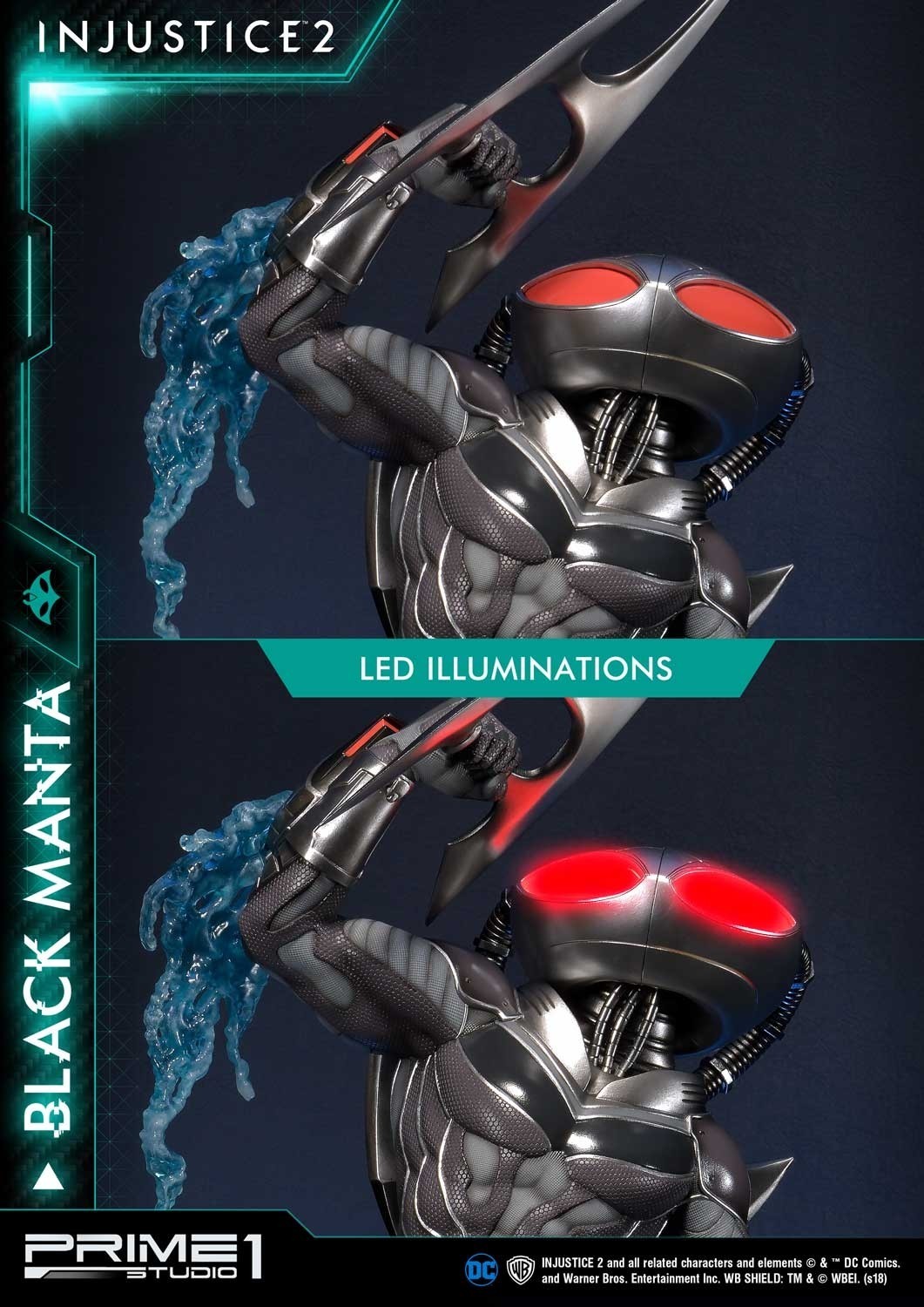 Injustice 2 - Black Manta - Premium Masterline  (PMDCIJ-02) - 1/4 (Prime 1 Studio) photo 33