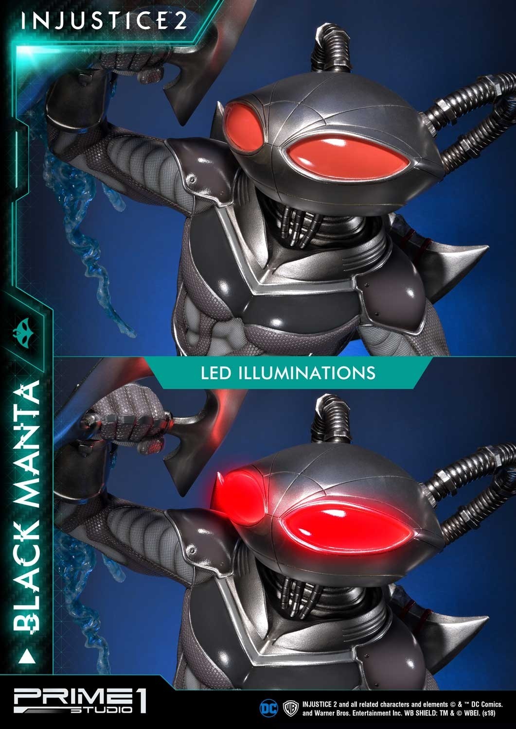 Injustice 2 - Black Manta - Premium Masterline  (PMDCIJ-02) - 1/4 (Prime 1 Studio) photo 35