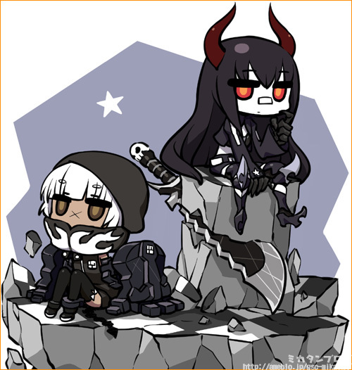 Black ★ Rock Shooter - Black ★ Gold Saw - Nendoroid (#145) (Good Smile Company) photo 5