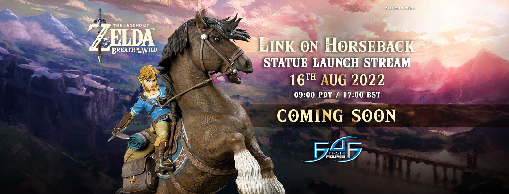 Zelda no Densetsu: Breath of the Wild - Link - Link on Horseback - Standard Edition (First 4 Figures) photo 2