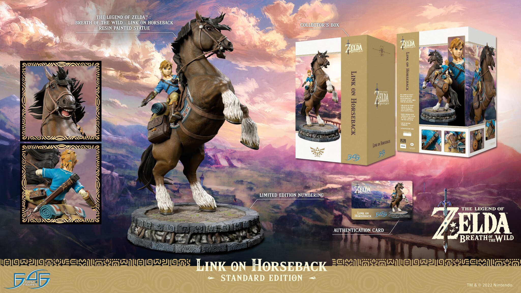 Zelda no Densetsu: Breath of the Wild - Link - Link on Horseback - Standard Edition (First 4 Figures) photo 3
