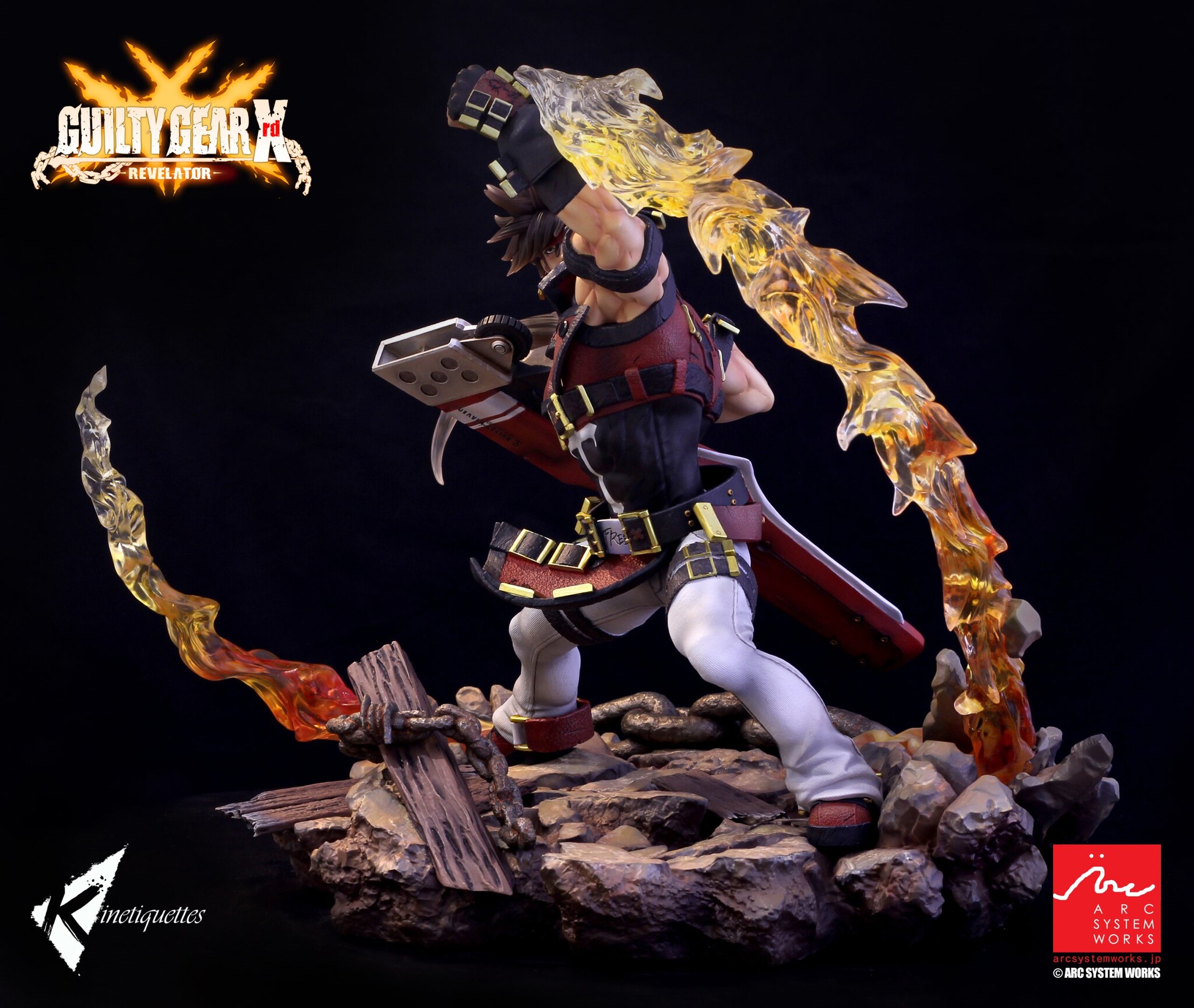 Guilty Gear Xrd -Sign- - Sol Badguy - Diorama - 1/7 (Kinetiquettes) photo 2