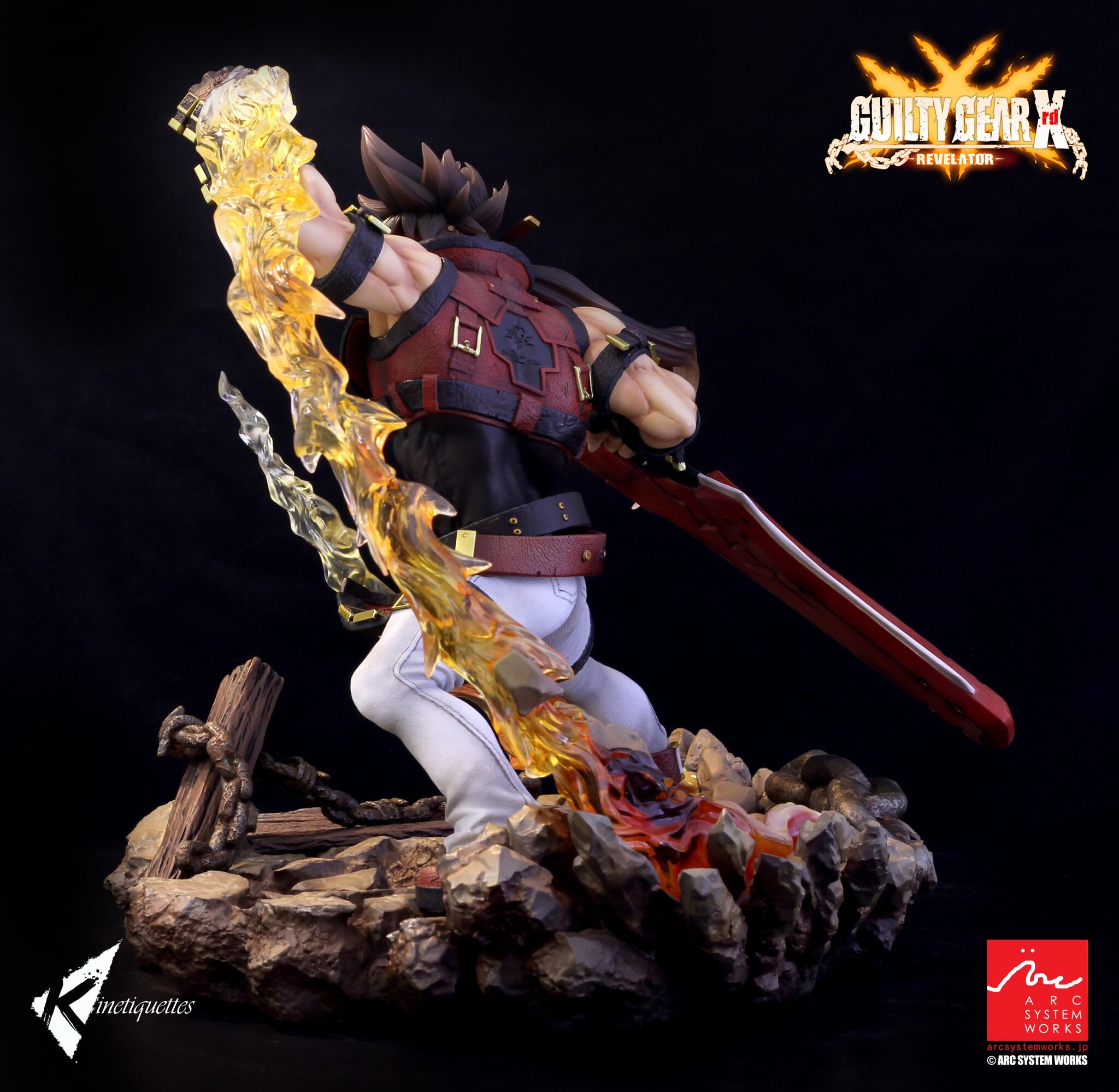 Guilty Gear Xrd -Sign- - Sol Badguy - Diorama - 1/7 (Kinetiquettes) photo 3