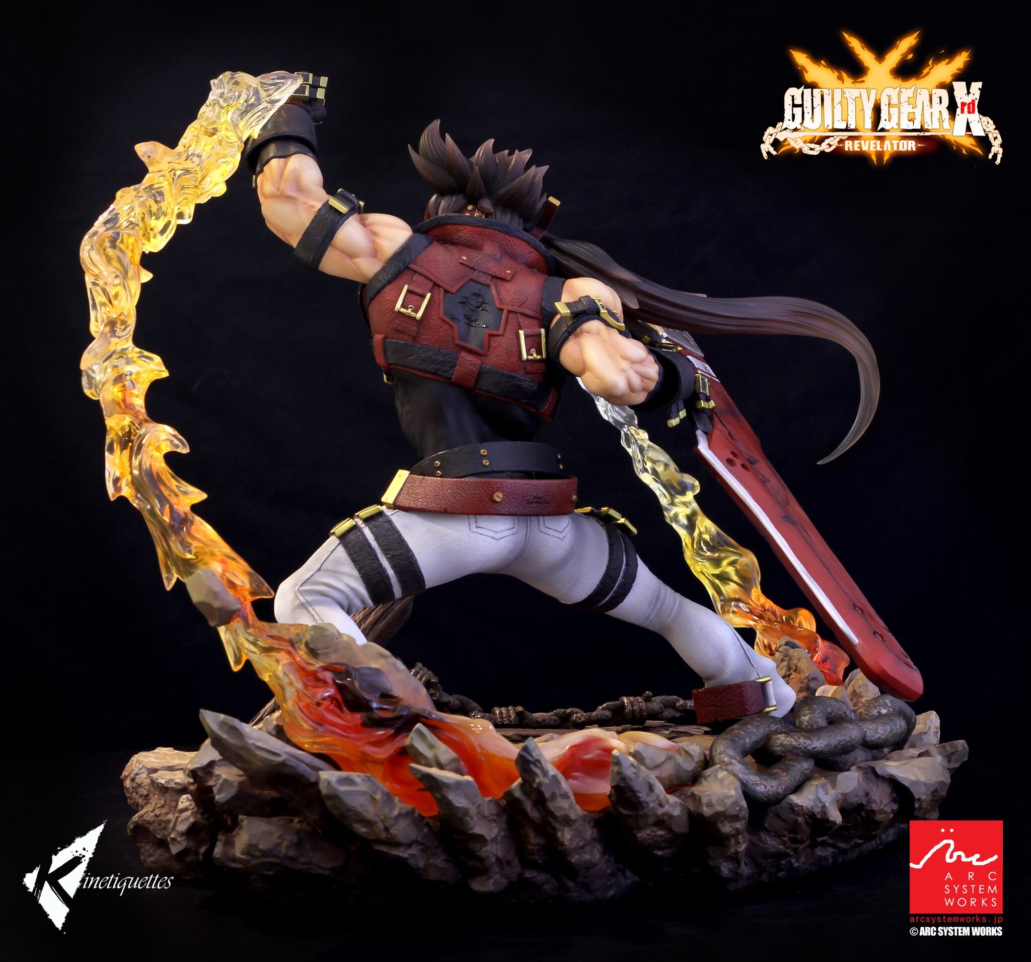Guilty Gear Xrd -Sign- - Sol Badguy - Diorama - 1/7 (Kinetiquettes) photo 4