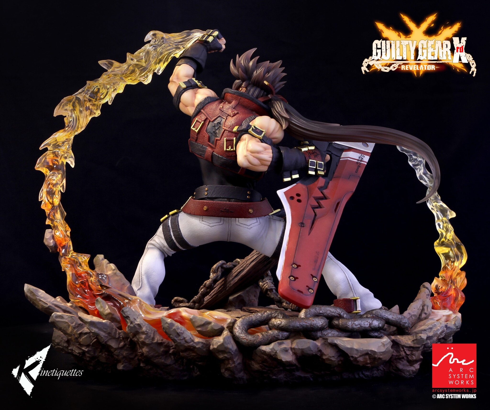 Guilty Gear Xrd -Sign- - Sol Badguy - Diorama - 1/7 (Kinetiquettes) photo 5