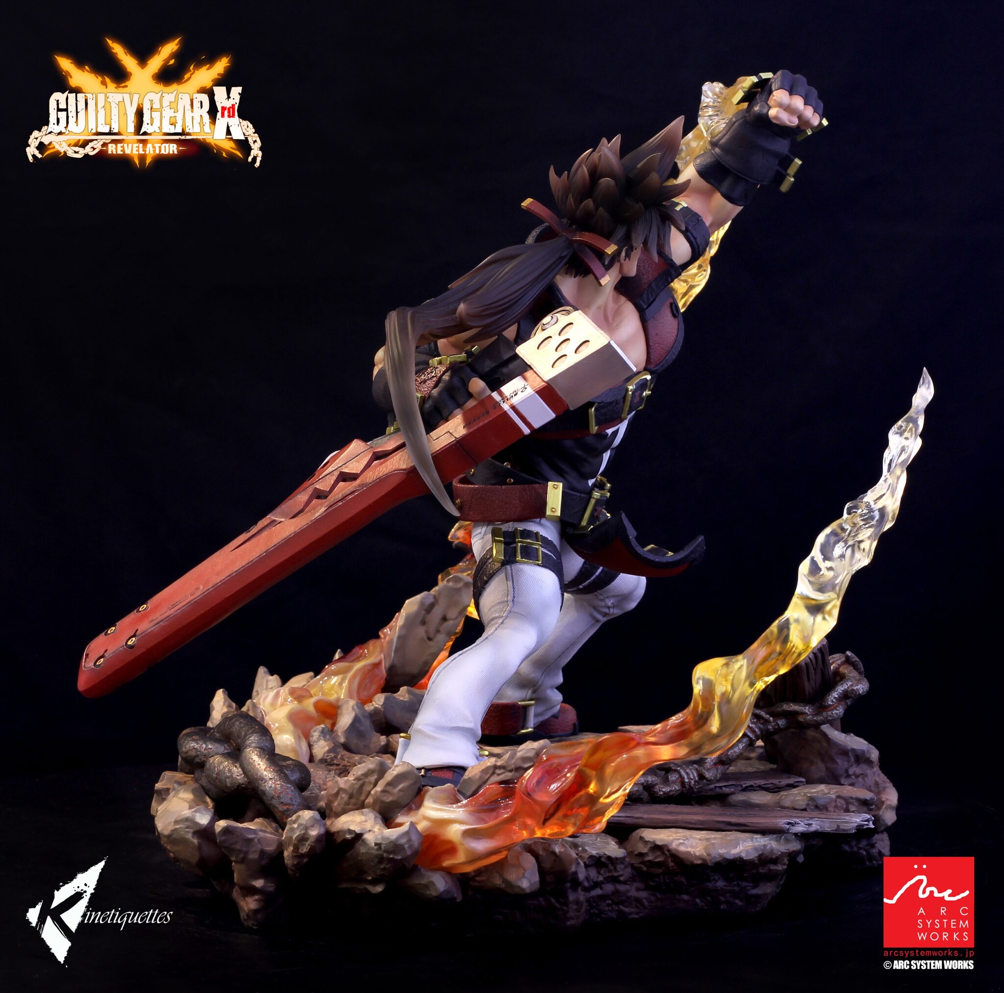 Guilty Gear Xrd -Sign- - Sol Badguy - Diorama - 1/7 (Kinetiquettes) photo 7