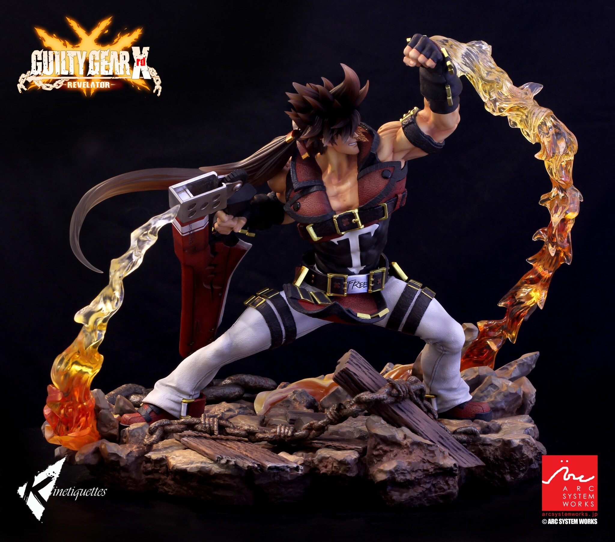 Guilty Gear Xrd -Sign- - Sol Badguy - Diorama - 1/7 (Kinetiquettes) photo 8