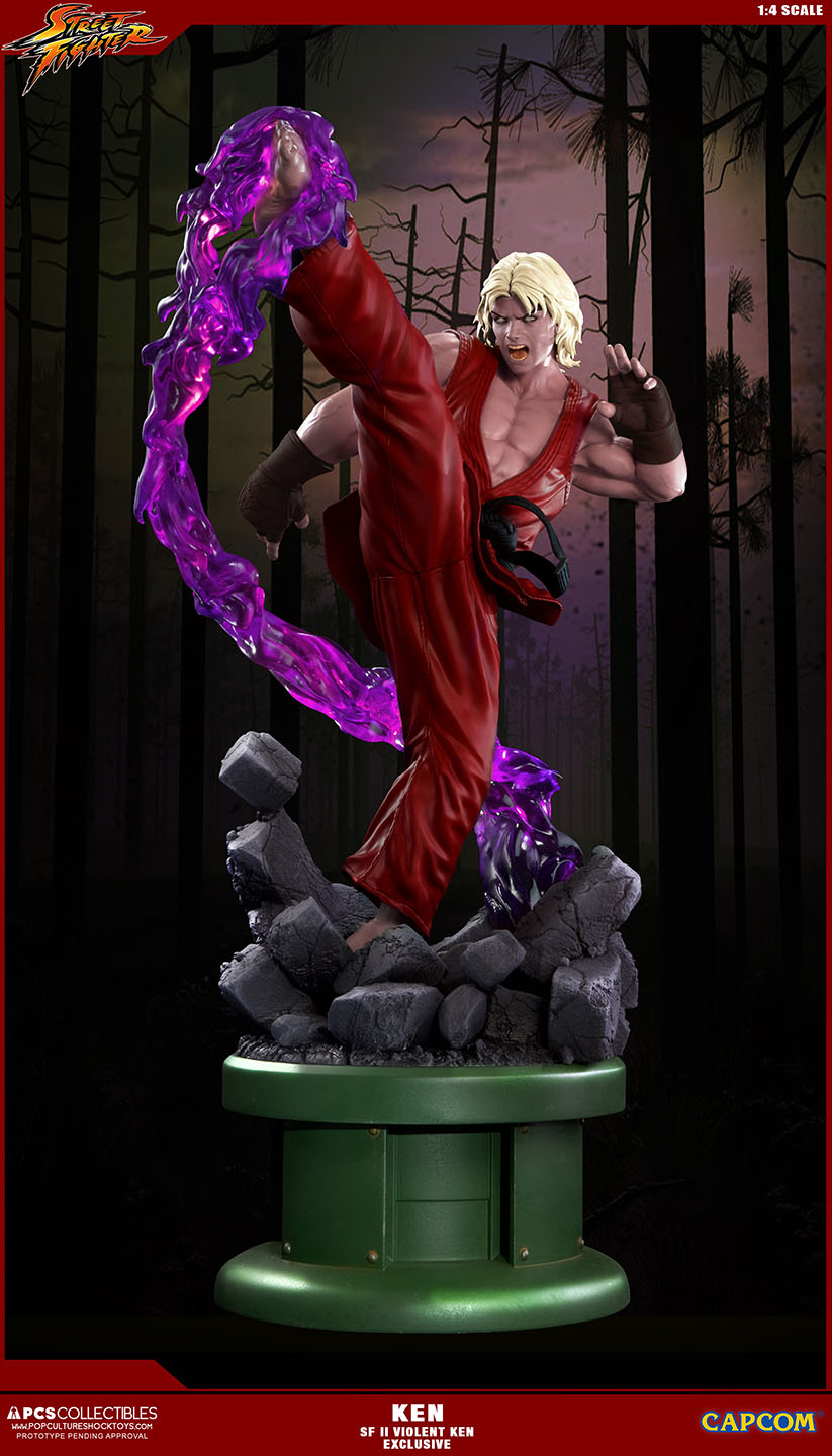 Ultra Street Fighter II: The Final Challengers - Sennousareta Ken - Street Fighter Ultra - 1/4 - PCS Exclusive, Violent Ken (Premium Collectibles Studio) photo 2