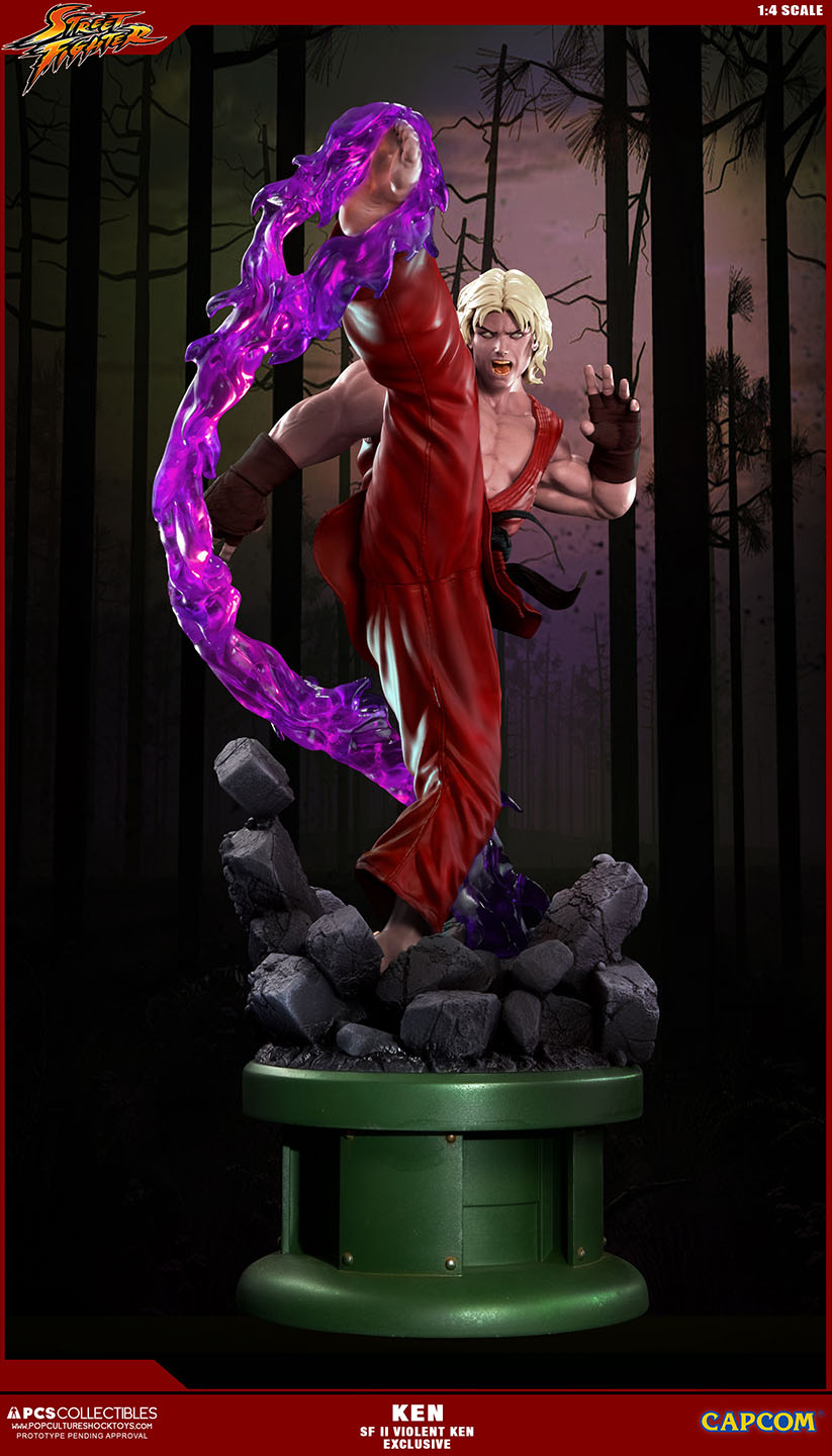 Ultra Street Fighter II: The Final Challengers - Sennousareta Ken - Street Fighter Ultra - 1/4 - PCS Exclusive, Violent Ken (Premium Collectibles Studio) photo 6
