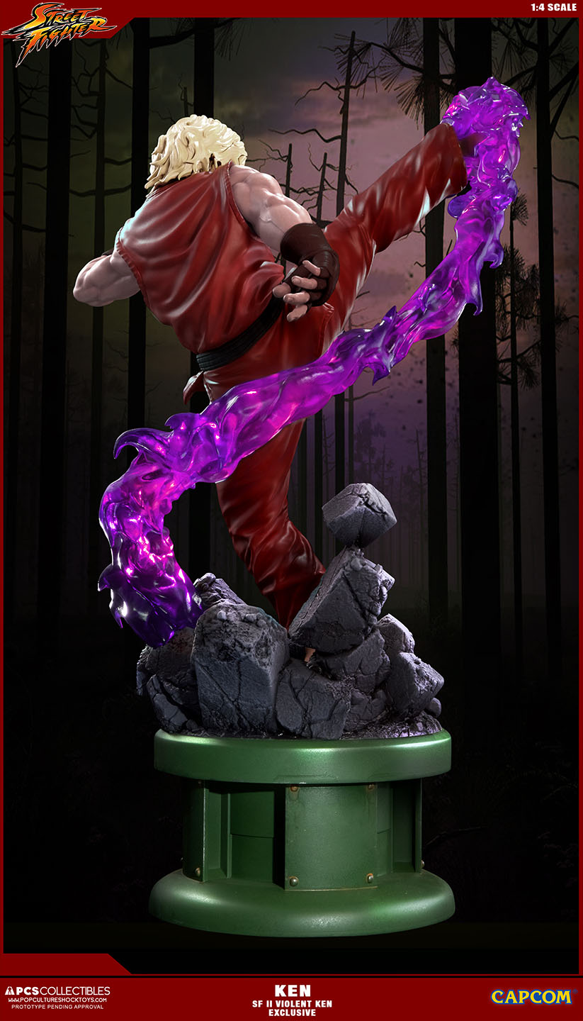 Ultra Street Fighter II: The Final Challengers - Sennousareta Ken - Street Fighter Ultra - 1/4 - PCS Exclusive, Violent Ken (Premium Collectibles Studio) photo 8
