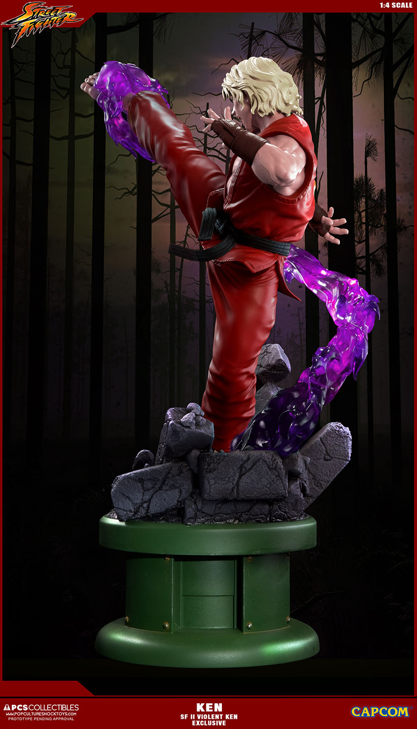Ultra Street Fighter II: The Final Challengers - Sennousareta Ken - Street Fighter Ultra - 1/4 - PCS Exclusive, Violent Ken (Premium Collectibles Studio) photo 9