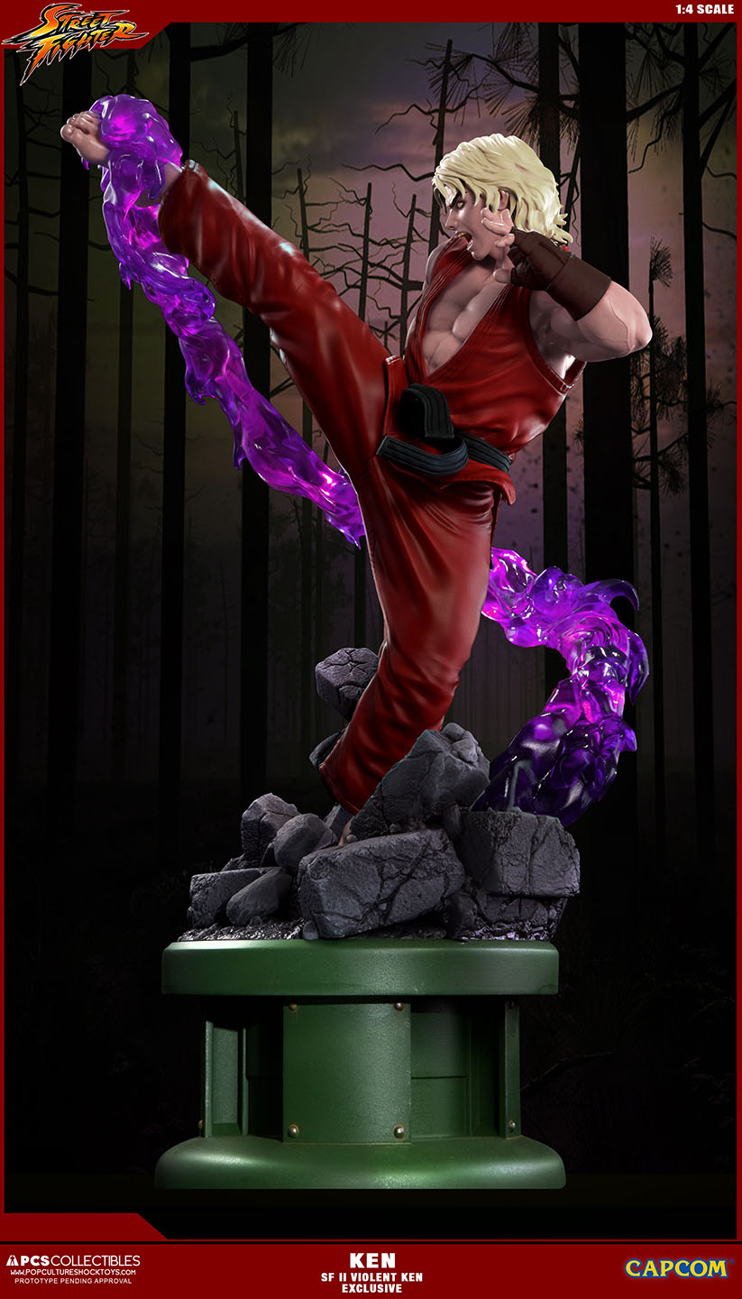 Ultra Street Fighter II: The Final Challengers - Sennousareta Ken - Street Fighter Ultra - 1/4 - PCS Exclusive, Violent Ken (Premium Collectibles Studio) photo 10
