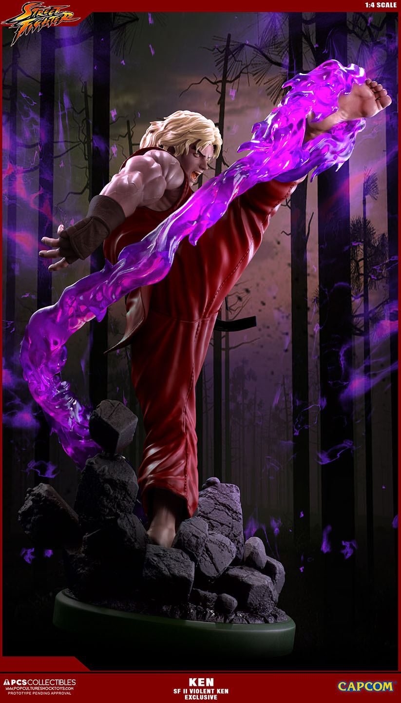 Ultra Street Fighter II: The Final Challengers - Sennousareta Ken - Street Fighter Ultra - 1/4 - PCS Exclusive, Violent Ken (Premium Collectibles Studio) photo 11