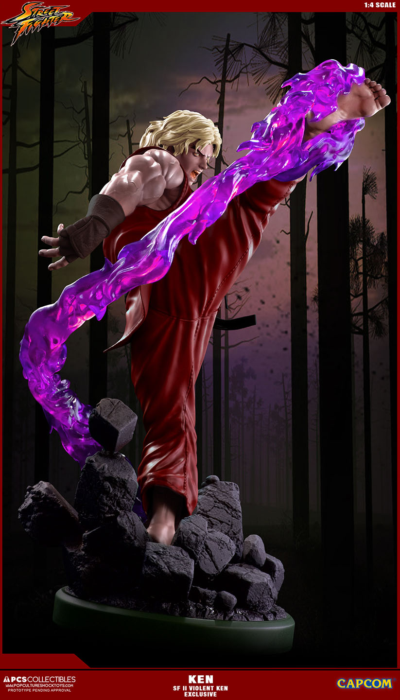 Ultra Street Fighter II: The Final Challengers - Sennousareta Ken - Street Fighter Ultra - 1/4 - PCS Exclusive, Violent Ken (Premium Collectibles Studio) photo 12