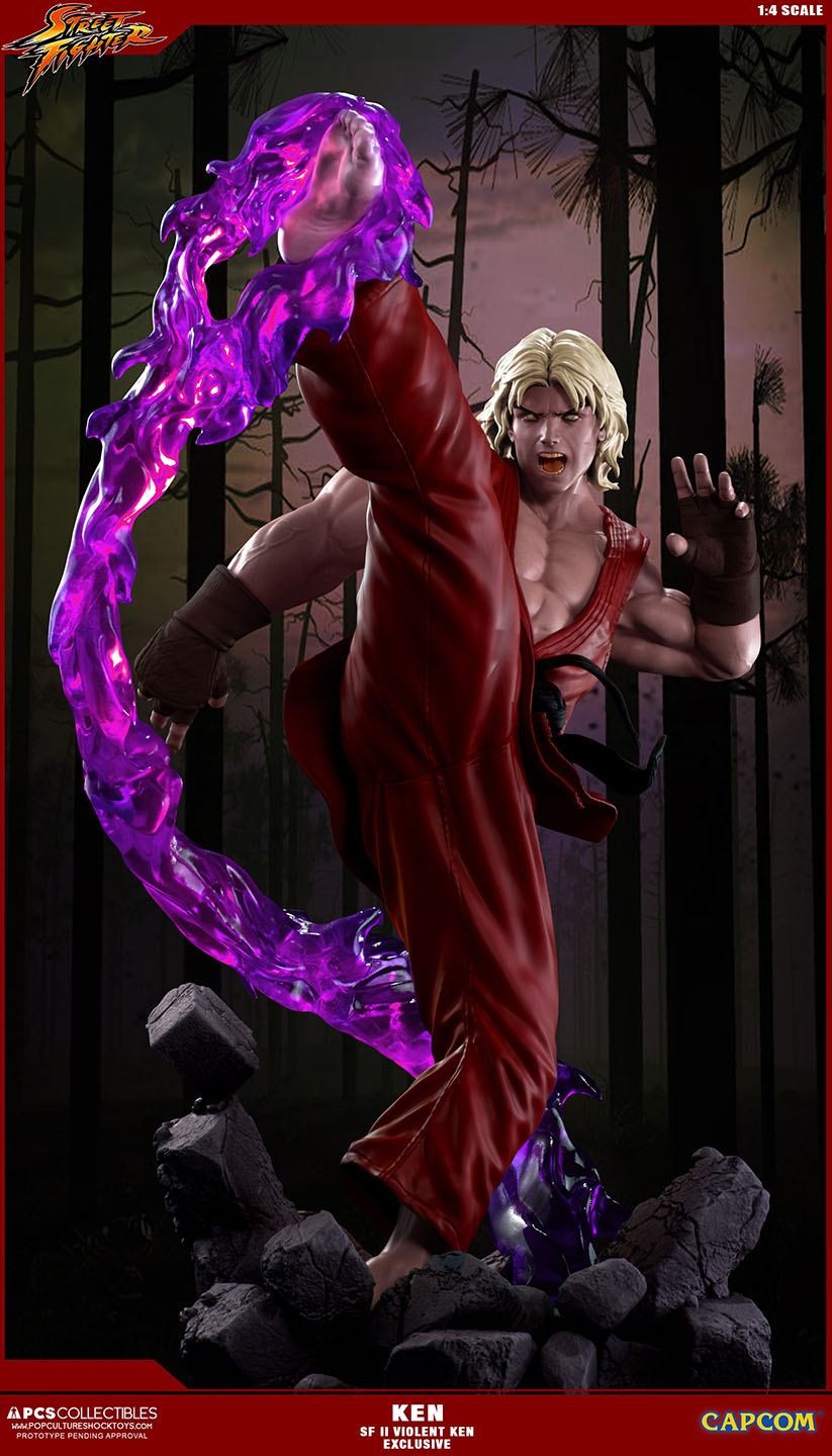 Ultra Street Fighter II: The Final Challengers - Sennousareta Ken - Street Fighter Ultra - 1/4 - PCS Exclusive, Violent Ken (Premium Collectibles Studio) photo 14