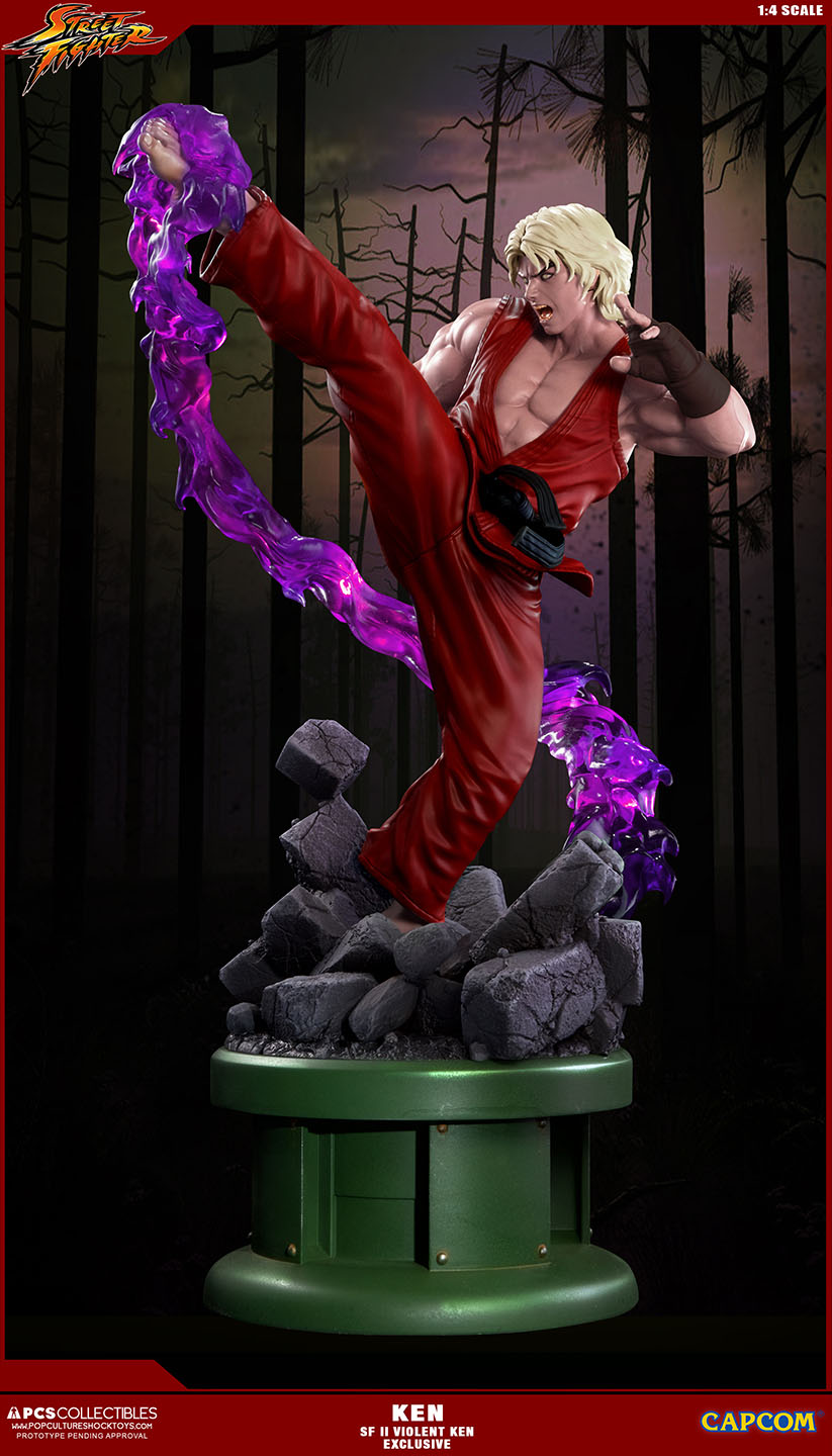 Ultra Street Fighter II: The Final Challengers - Sennousareta Ken - Street Fighter Ultra - 1/4 - PCS Exclusive, Violent Ken (Premium Collectibles Studio) photo 16