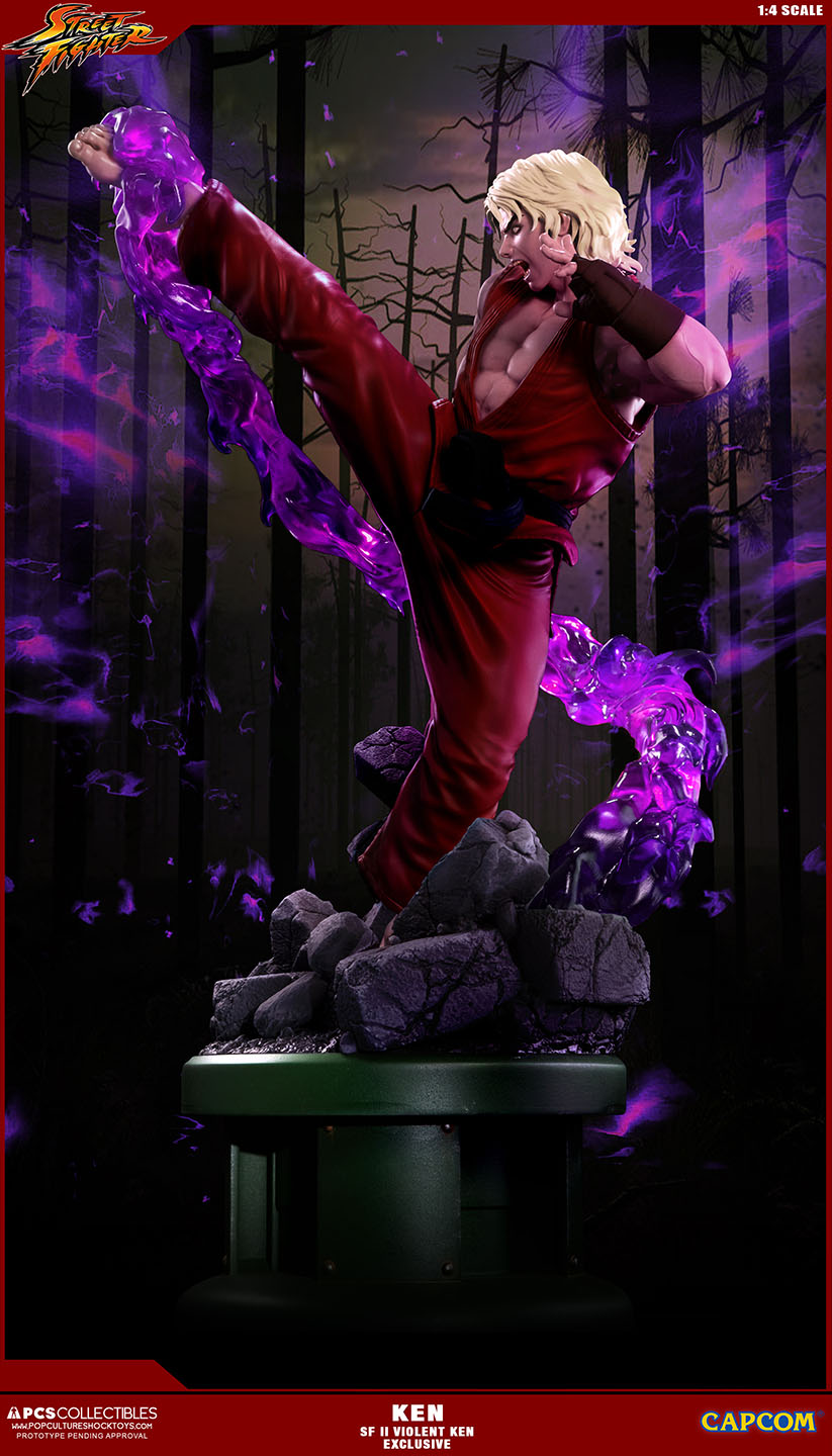 Ultra Street Fighter II: The Final Challengers - Sennousareta Ken - Street Fighter Ultra - 1/4 - PCS Exclusive, Violent Ken (Premium Collectibles Studio) photo 17