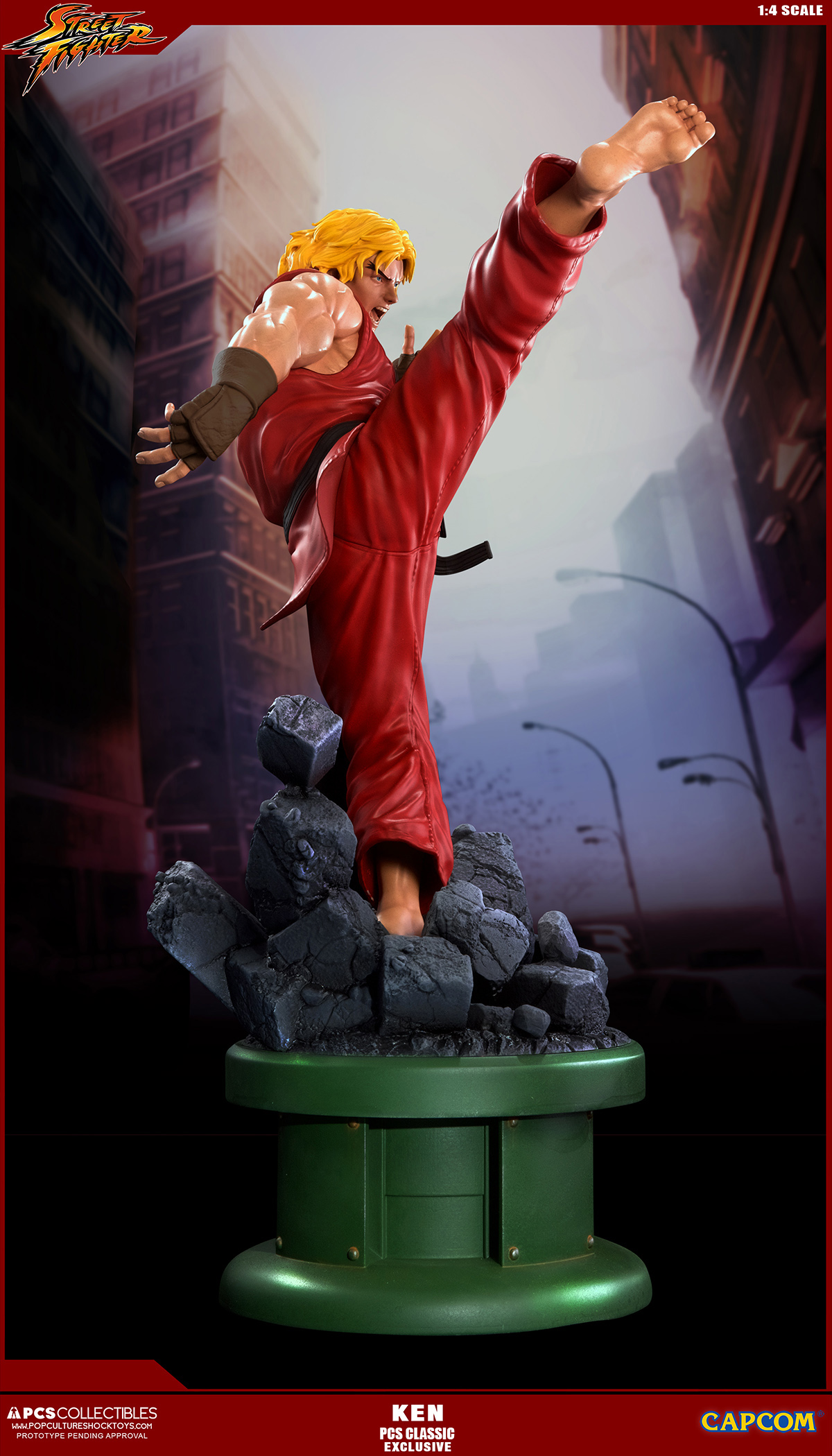 Street Fighter II - Street Fighter Zero - Ken Masters - Street Fighter Ultra - 1/4 - PCS Exclusive, Classic (Premium Collectibles Studio) photo 3