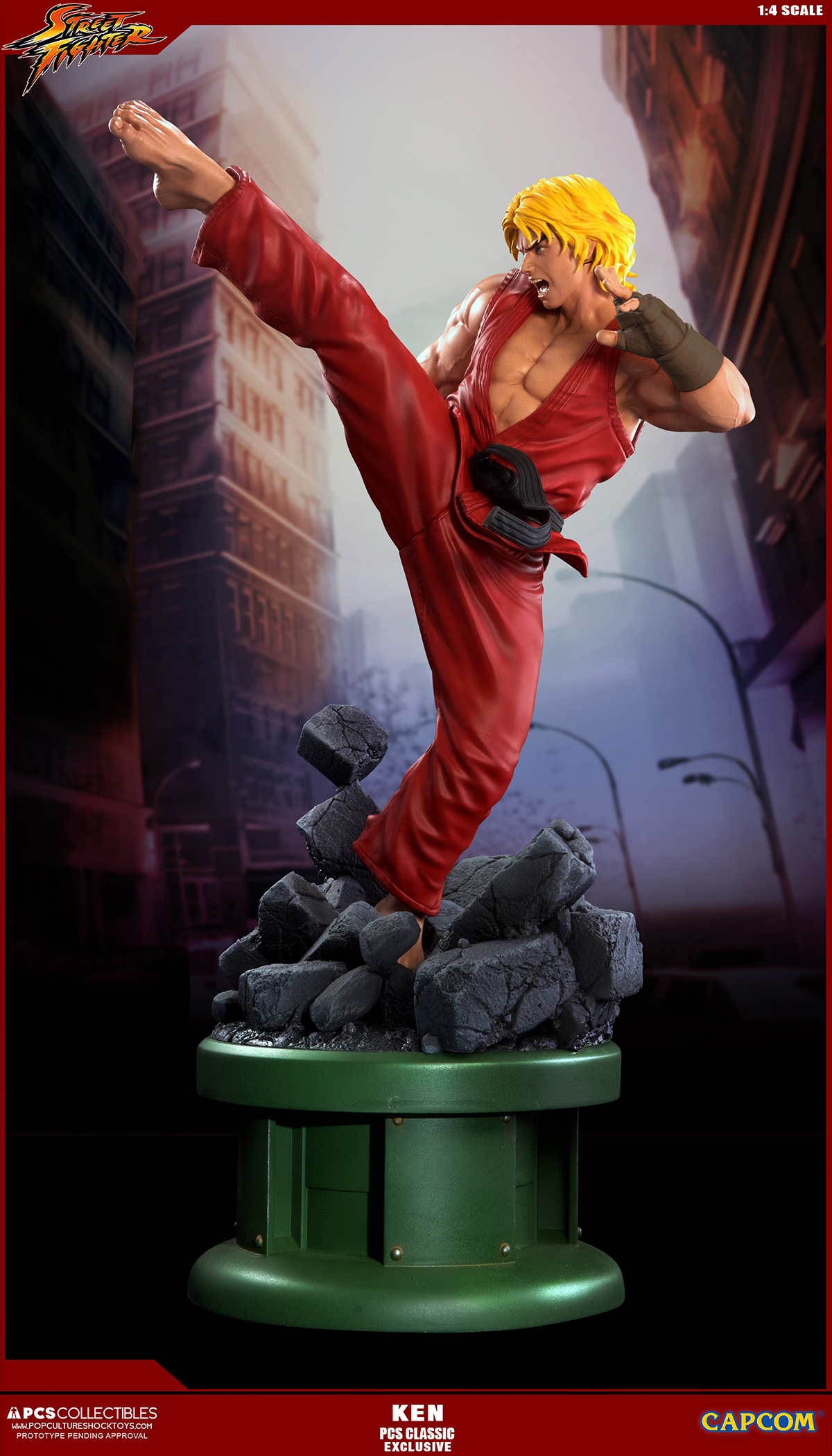 Street Fighter II - Street Fighter Zero - Ken Masters - Street Fighter Ultra - 1/4 - PCS Exclusive, Classic (Premium Collectibles Studio) photo 4