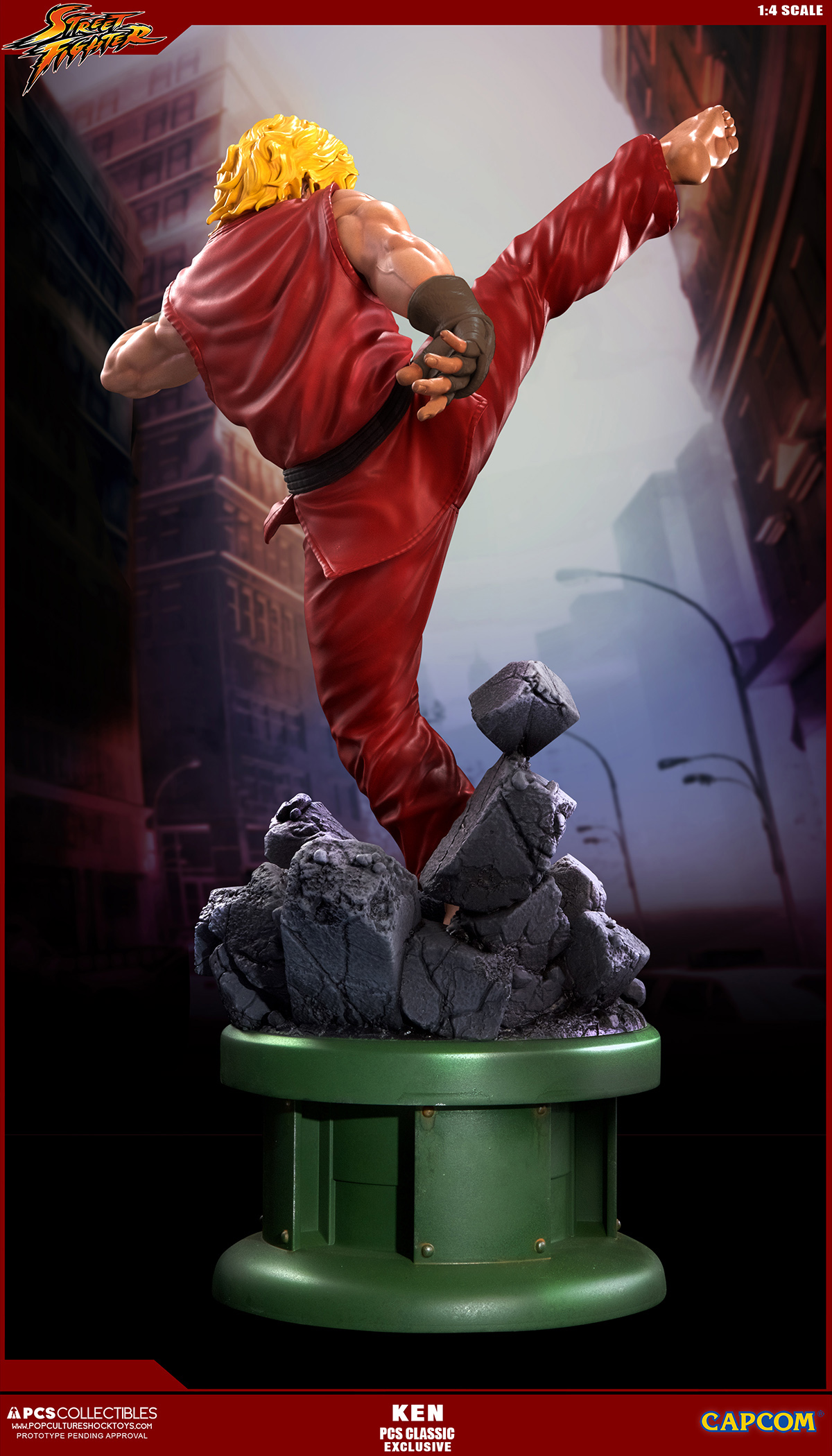 Street Fighter II - Street Fighter Zero - Ken Masters - Street Fighter Ultra - 1/4 - PCS Exclusive, Classic (Premium Collectibles Studio) photo 6